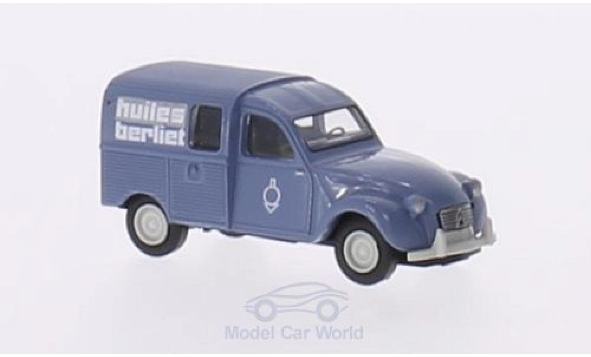 Citroen 2CV 1/87 Brekina Kastenente Huiles Berliet diecast model cars