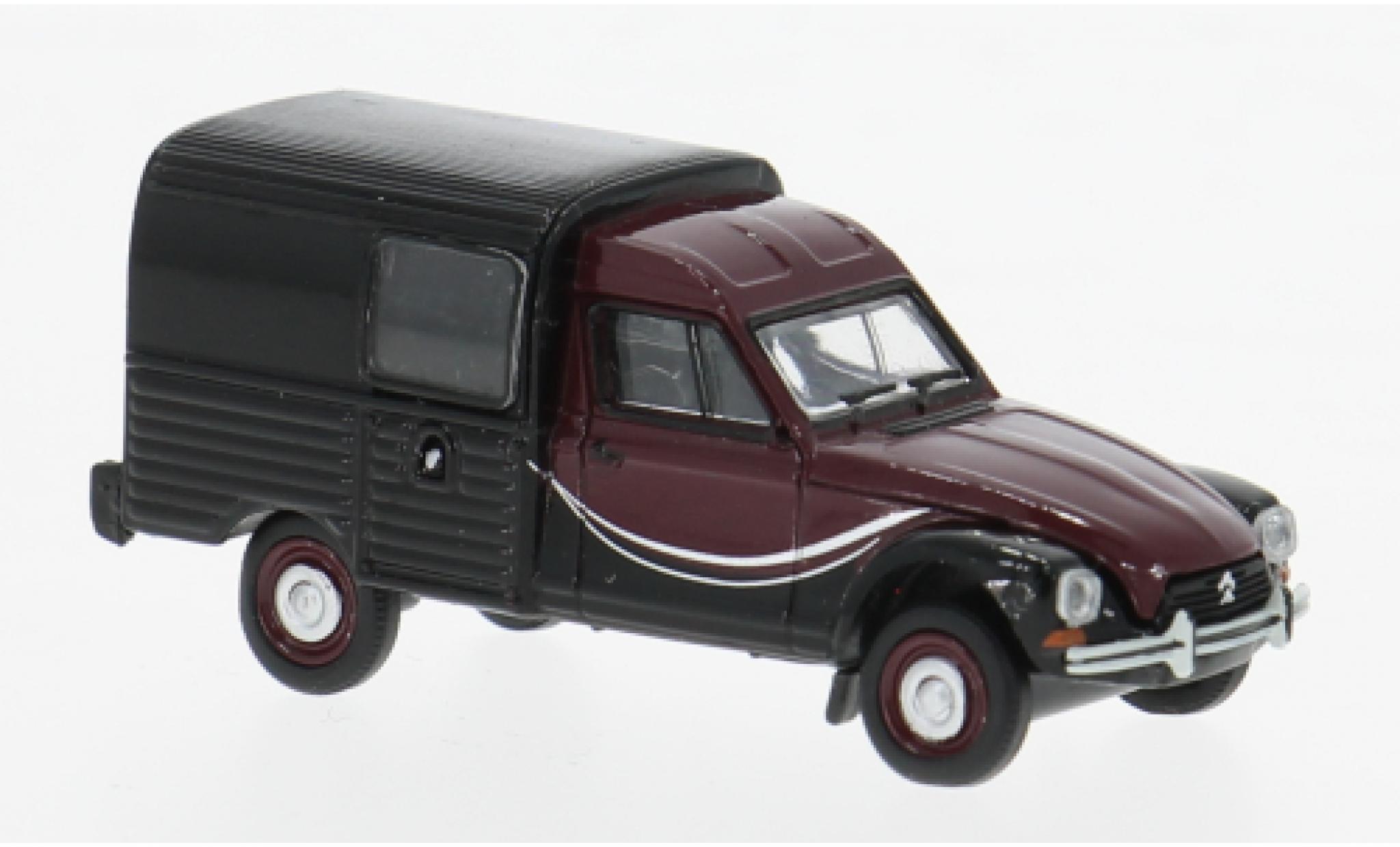 Citroen Acadiane 1/87 Brekina red/black 1976 1:87 diecast model cars