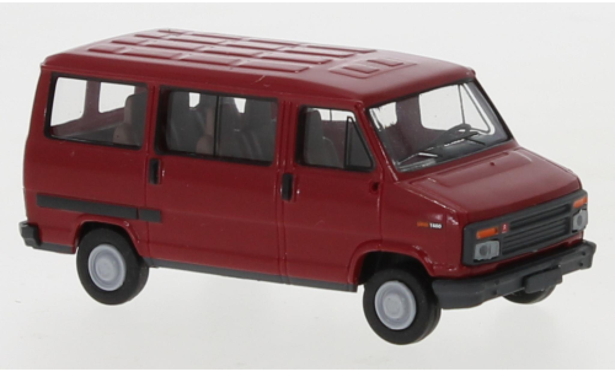 Citroen C2 1/87 Brekina 5 Bus red 1982 diecast model cars