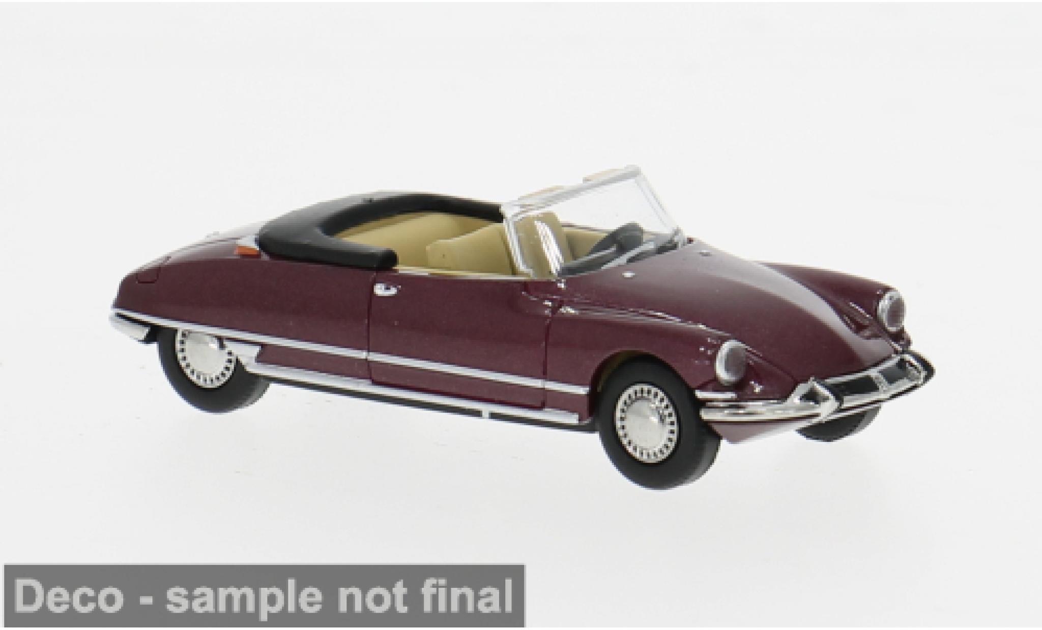 Citroen DS 1/87 Brekina 19 Convertible red 1963 1:87 diecast model cars