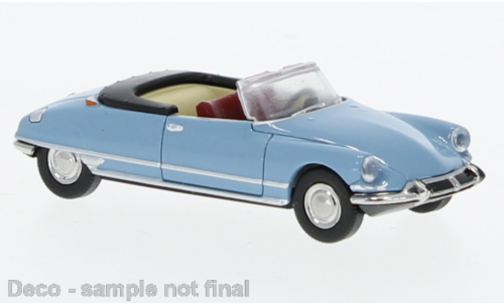 Citroen DS 1/87 Brekina Convertible blue 1963 1:87 diecast model cars