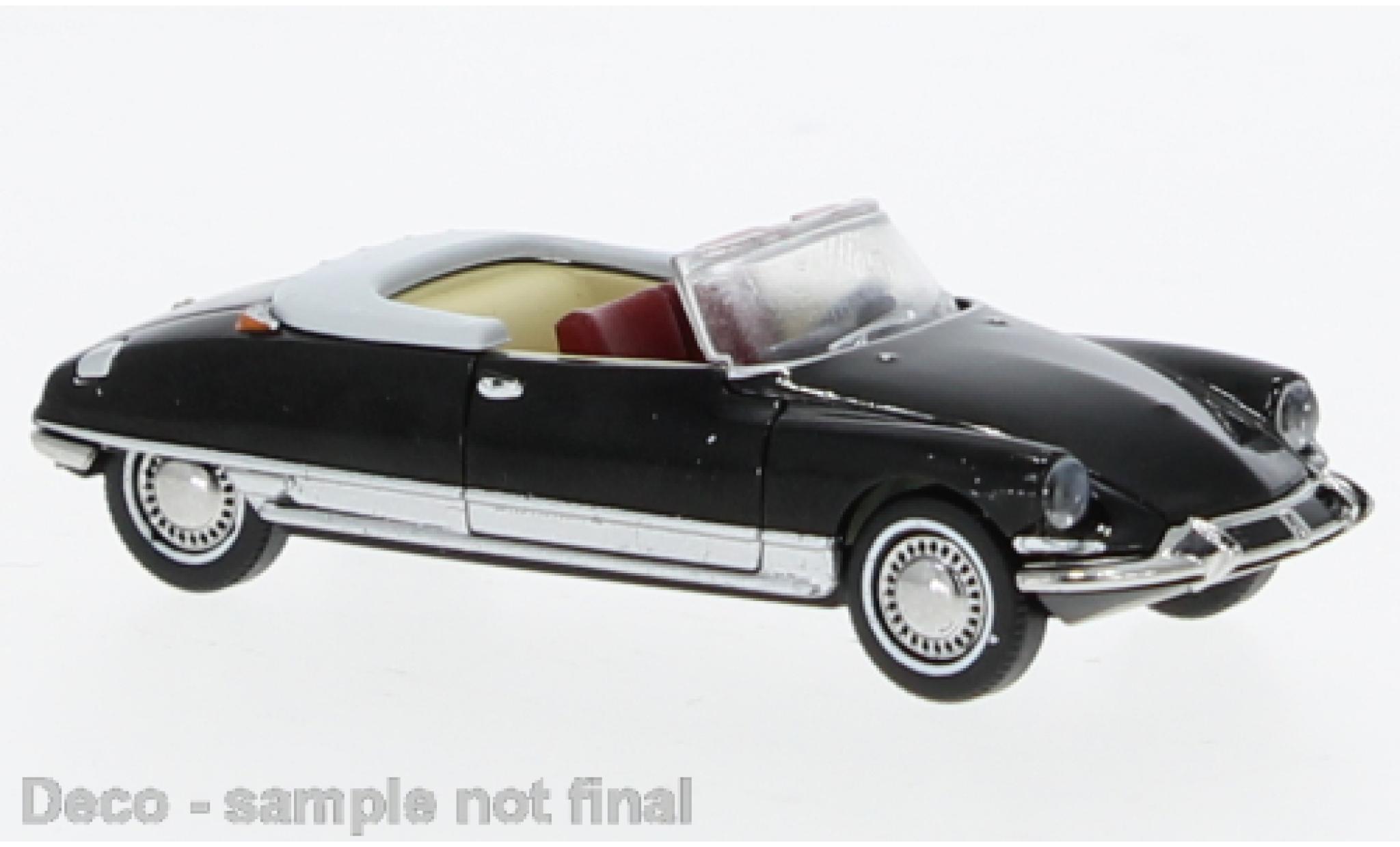 Citroen DS 1/87 Brekina Convertible black 1963 1:87 diecast model cars
