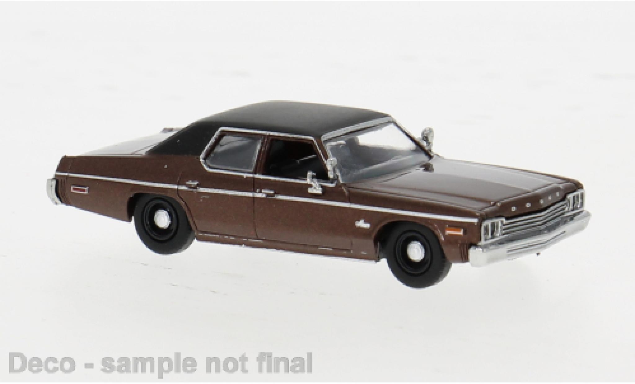 Dodge Monaco 1/87 Brekina metallise kupfer/black 1974 1:87 diecast model cars