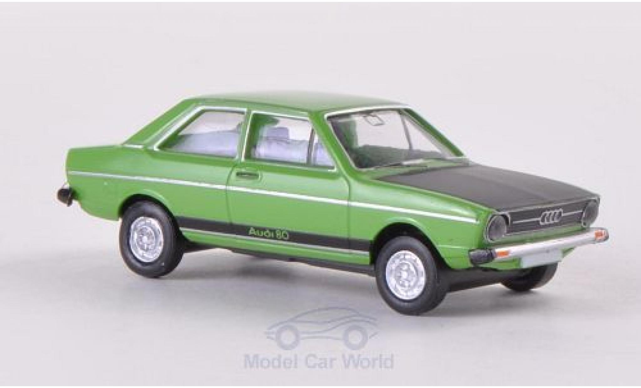 Audi 80 1/87 Brekina GT green/matt-black diecast model cars