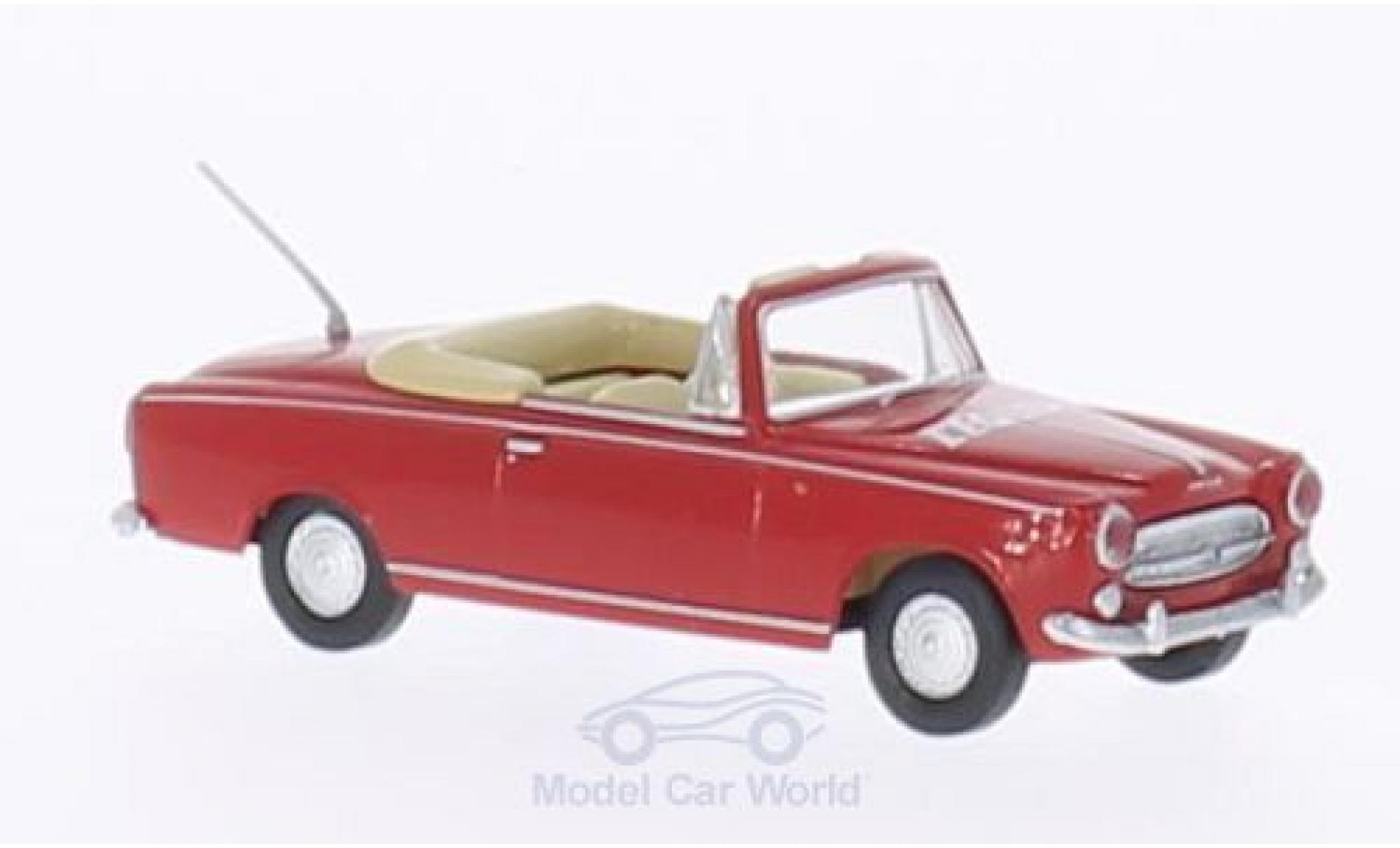 Peugeot 403 Cabriolet 1/87 Brekina Convertible L equipe diecast model cars