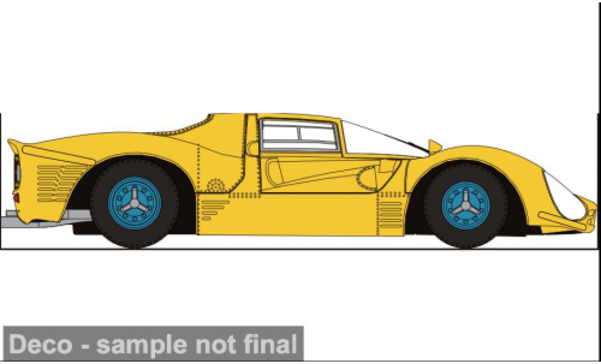 Ferrari 330 1/87 Brekina P3 Saloontta yellow 1967 1:87 diecast model cars