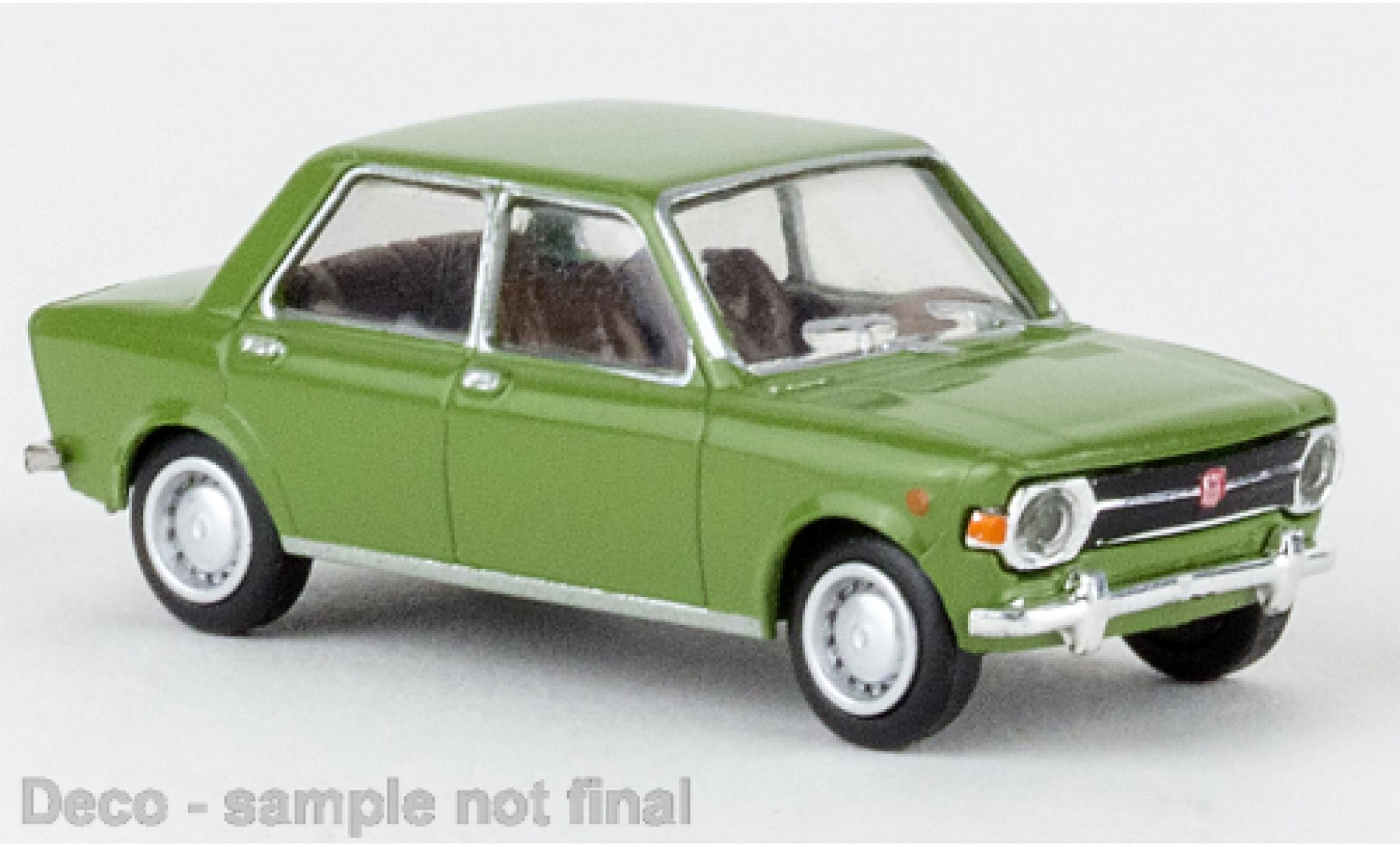 Fiat 128 1/87 Brekina green 1969 diecast model cars