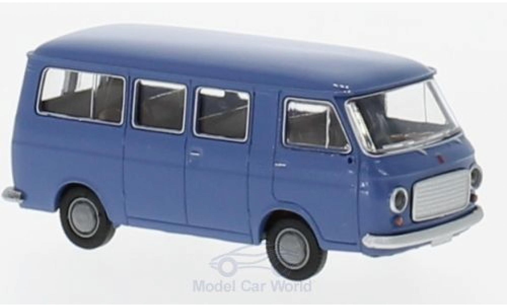 Fiat 238 1/87 Brekina Bus blue diecast model cars