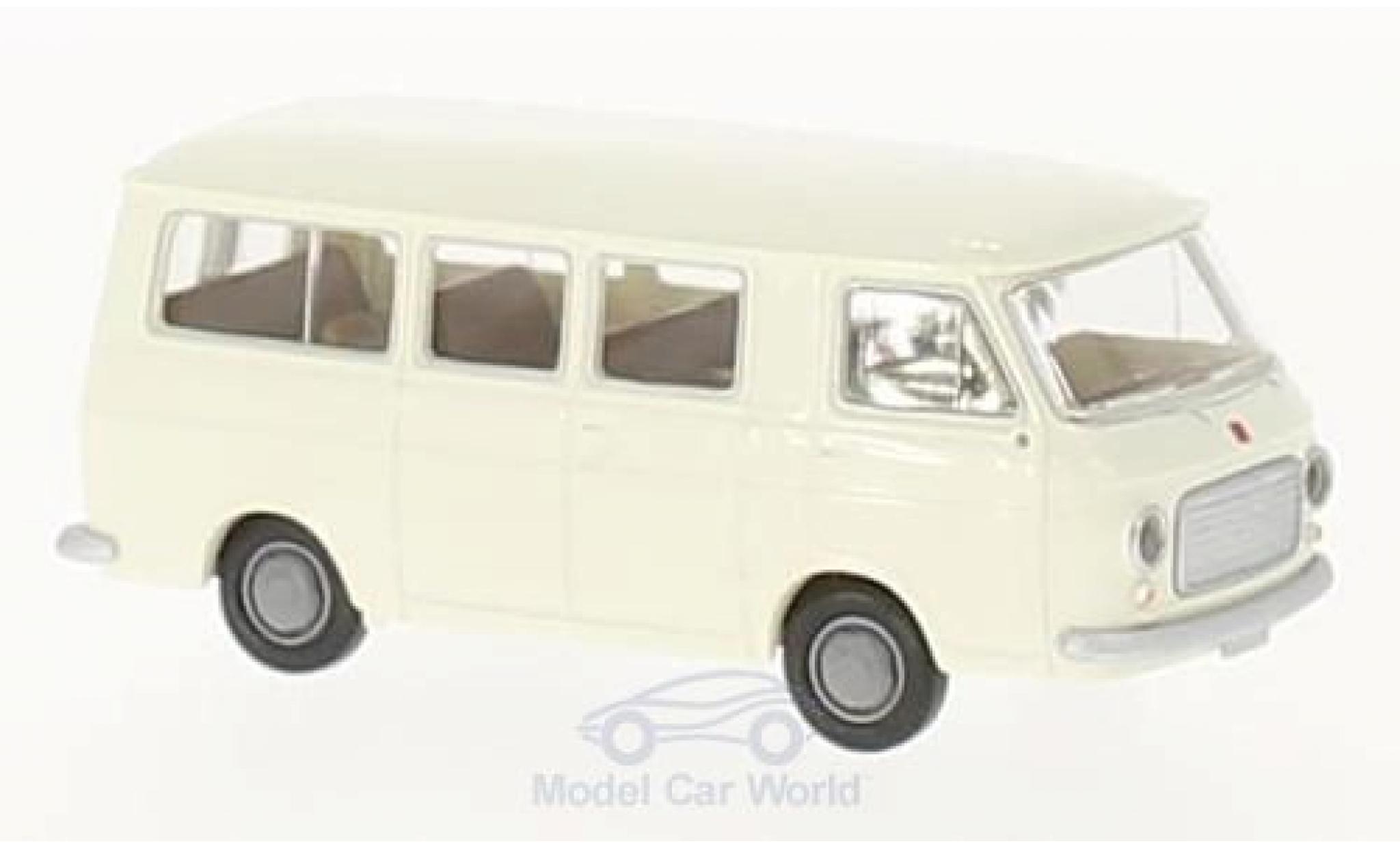 Fiat 238 1/87 Brekina Bus white diecast model cars
