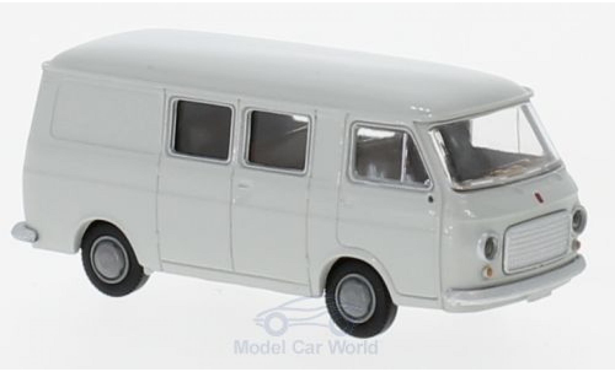 Fiat 238 1/87 Brekina Halbbus grey diecast model cars
