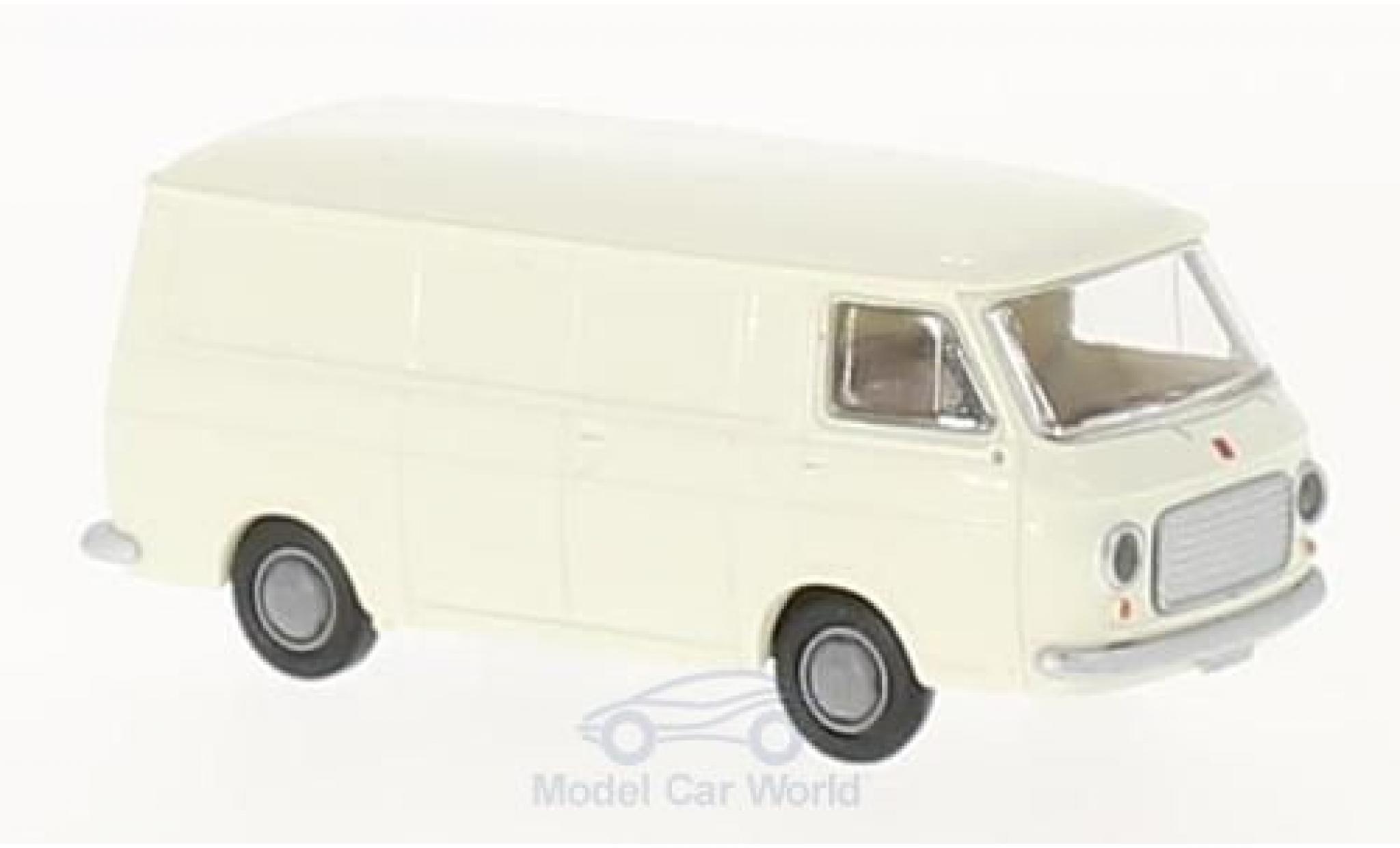 Fiat 238 1/87 Brekina Van white diecast model cars