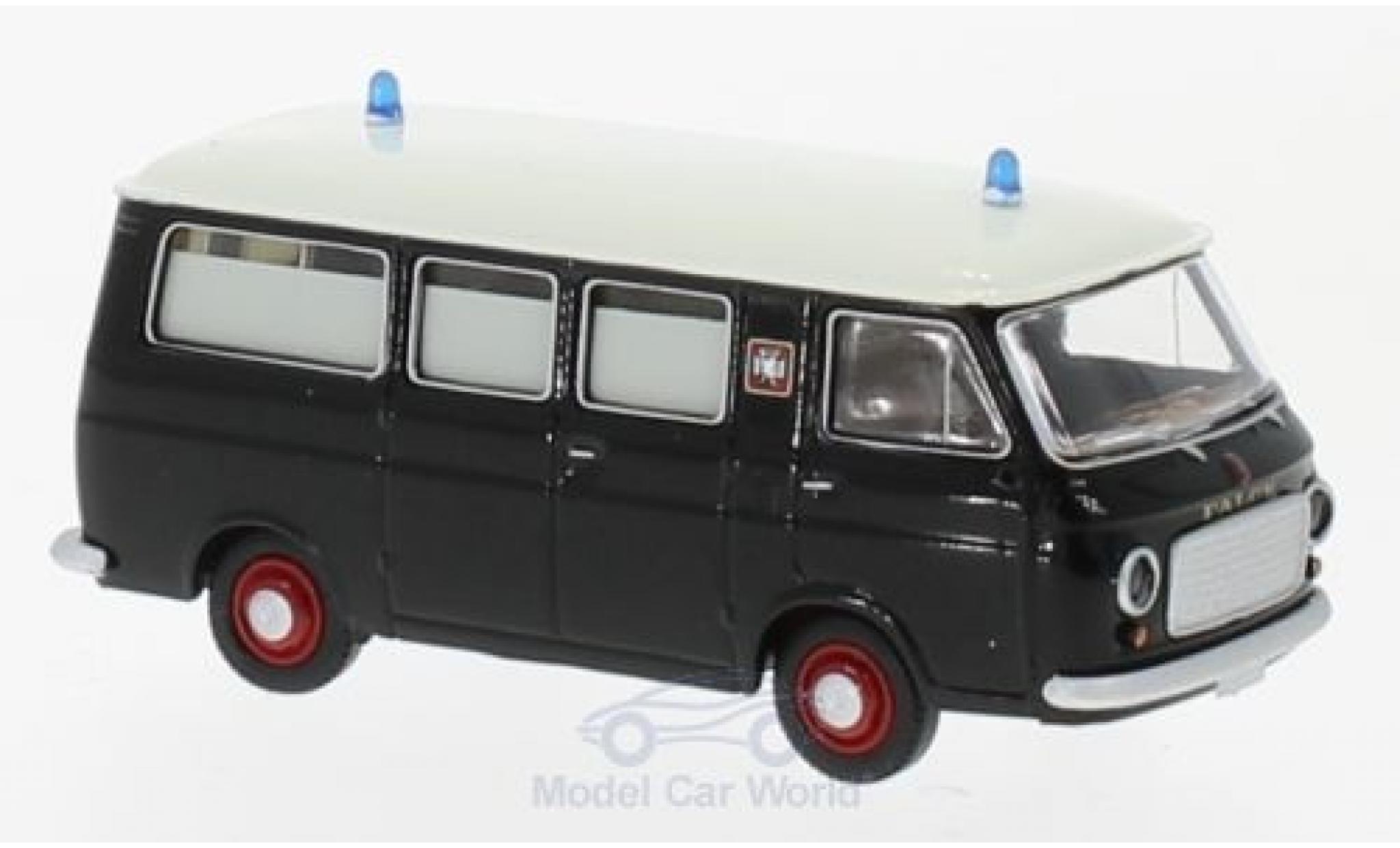 Fiat 238 1/87 Brekina black/white Falck Krankenwagen diecast model cars