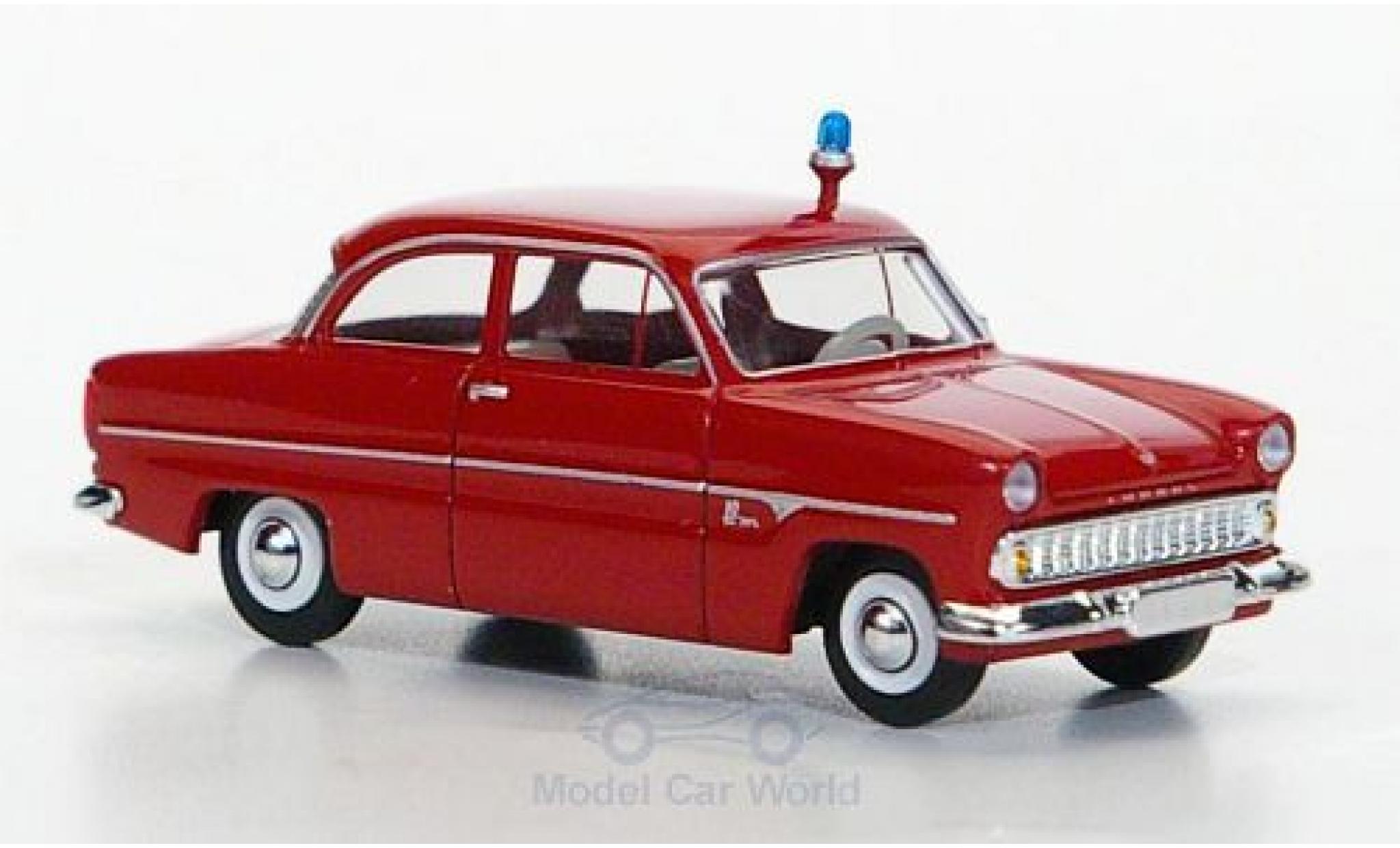 Ford 12M 1/87 Brekina Fire brigade diecast model cars