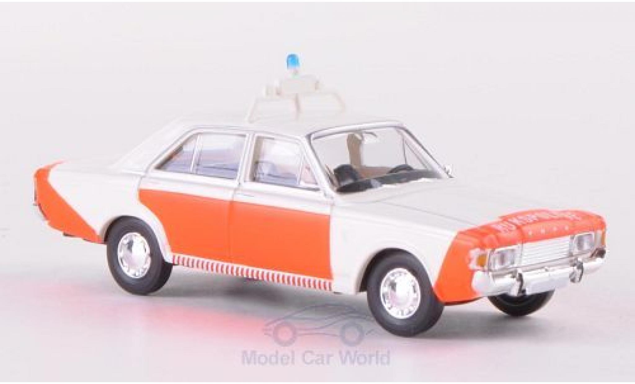 Ford 17M 1/87 Brekina 17m (P7b) Rijkspolitie Police (NL) diecast model cars