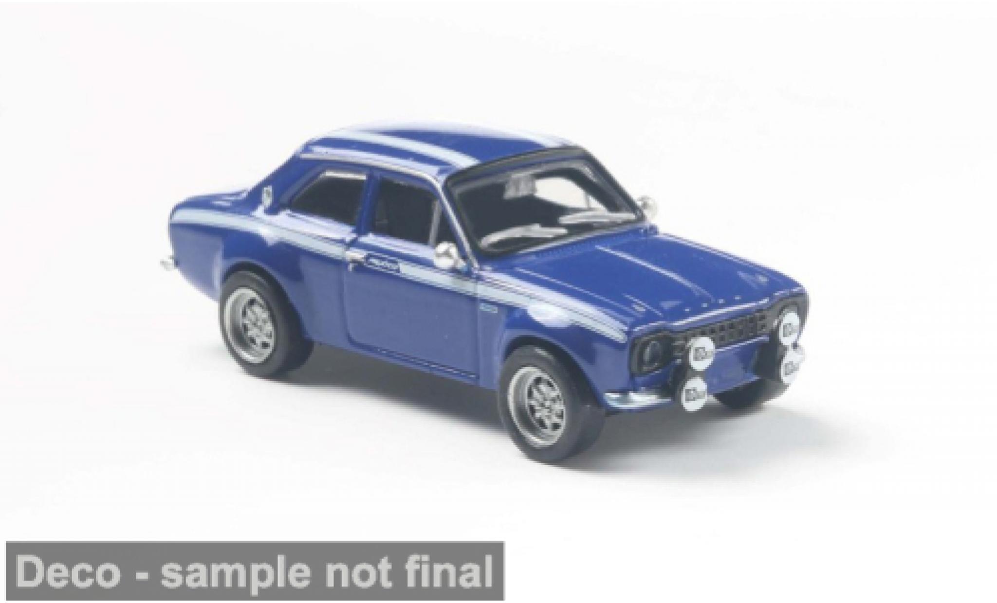 Ford Escort 1/87 Brekina RS 1800 MKI blue 1969 Mexico 1:87 diecast model cars
