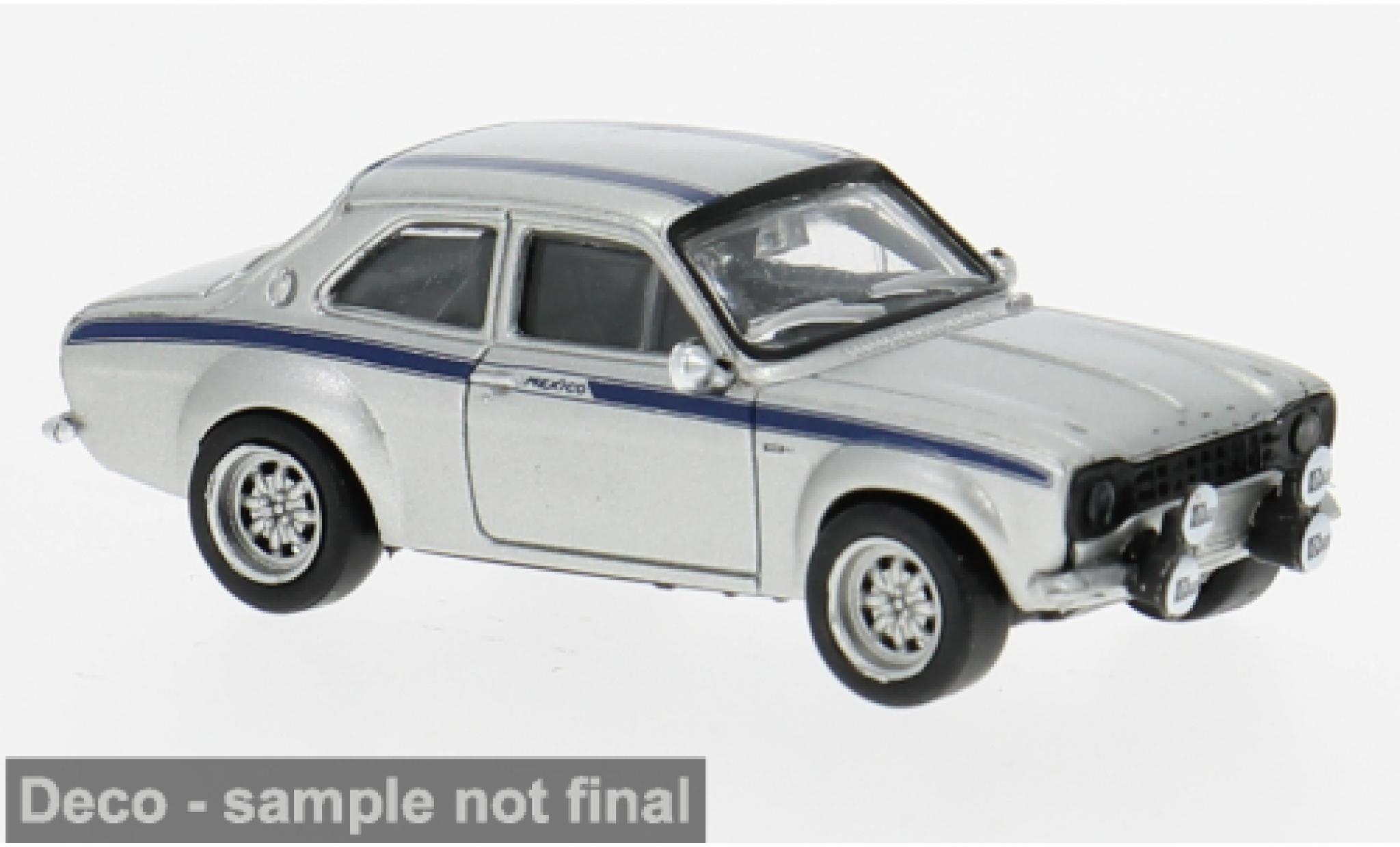 Ford Escort 1/87 Brekina RS 1800 MKI silver 1969 Mexico 1:87 diecast model cars