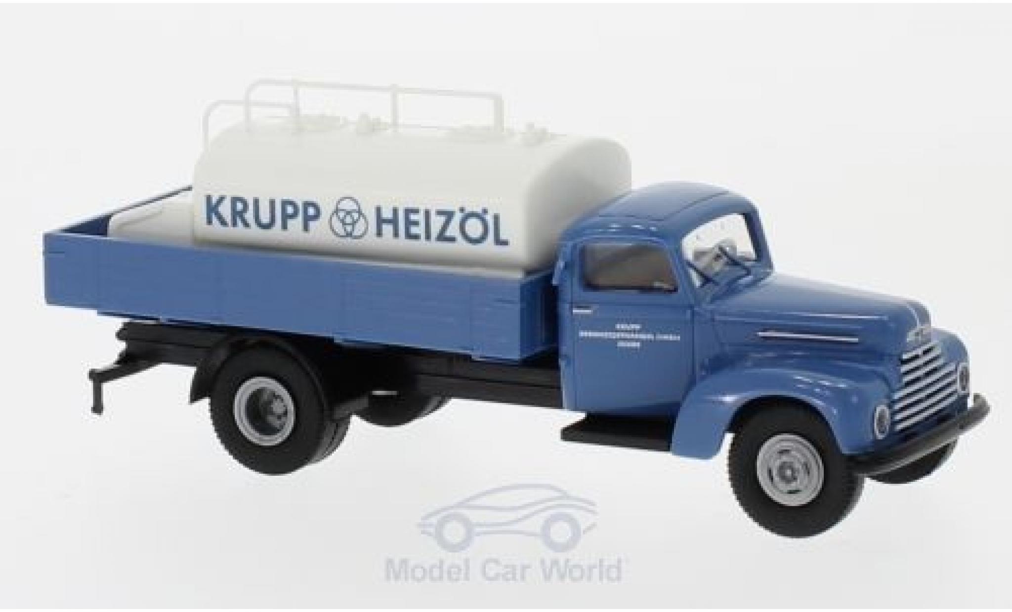 Ford FK 1/87 Brekina 3500 Krupp Heiz&ouml;l mit Aufsatz-Tank diecast model cars