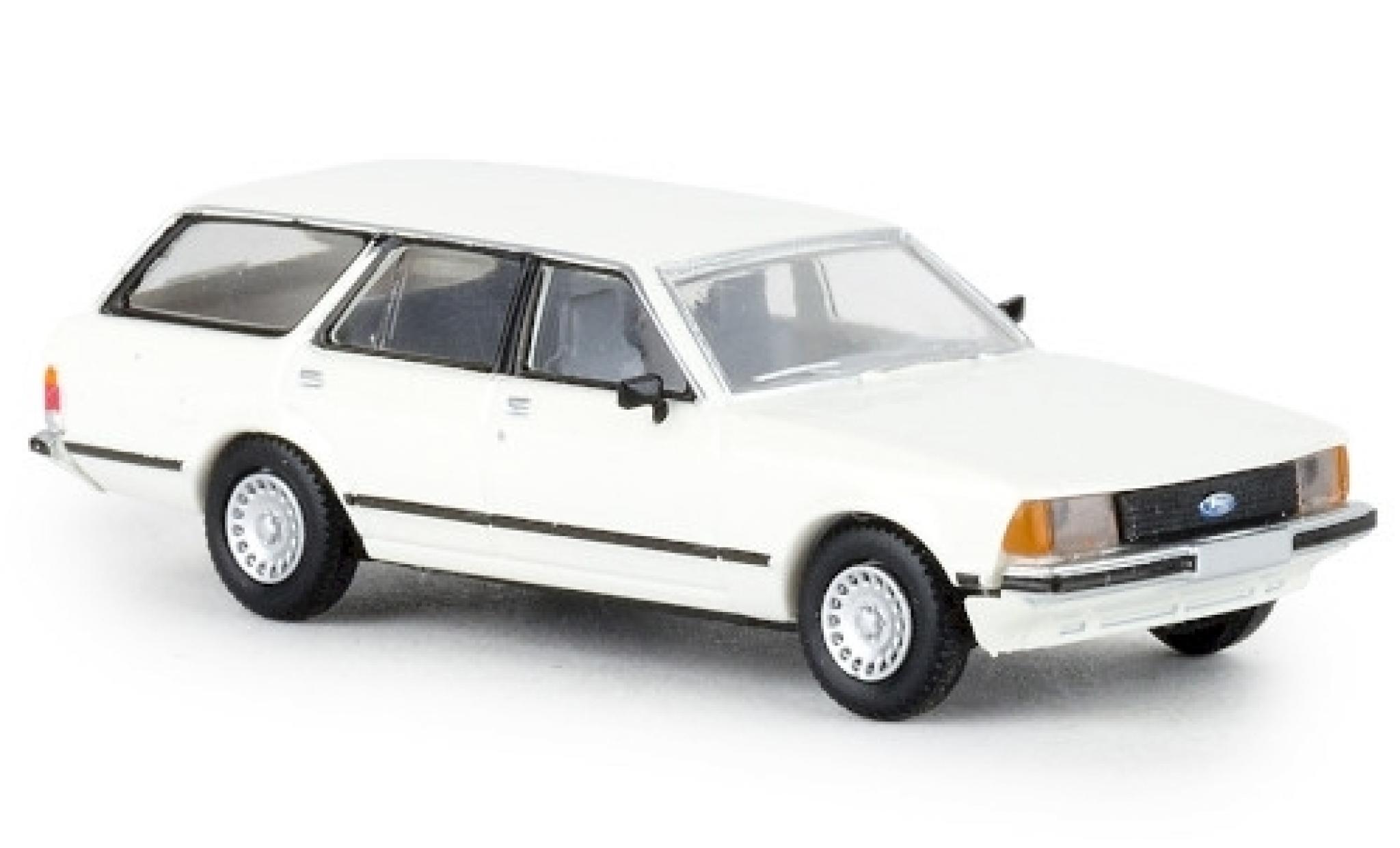 Ford Granada 1/87 Brekina II Turnier white 1977 TD diecast model cars