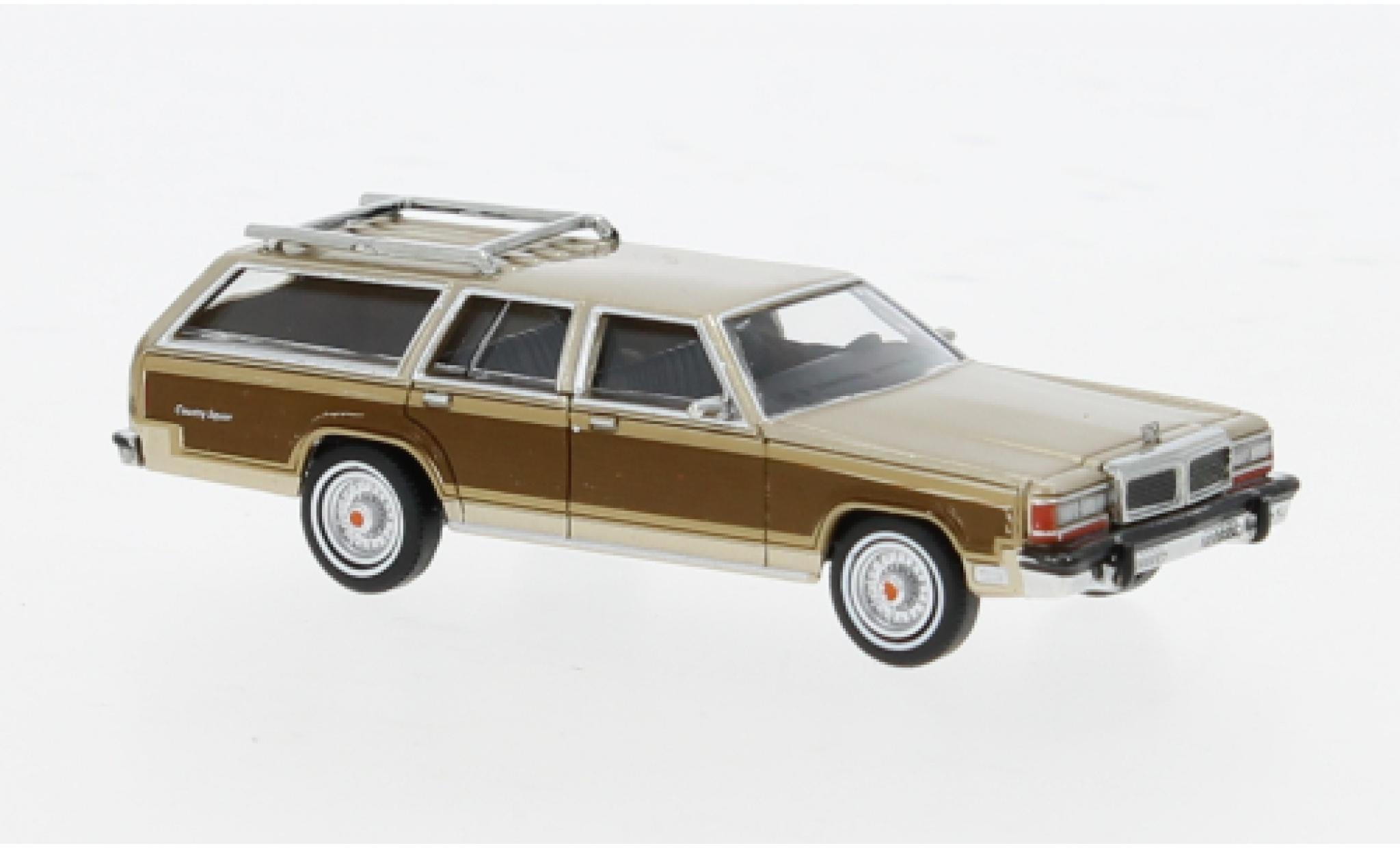 Ford LTD 1/87 Brekina Country Squire gold 1979 1:87 diecast model cars
