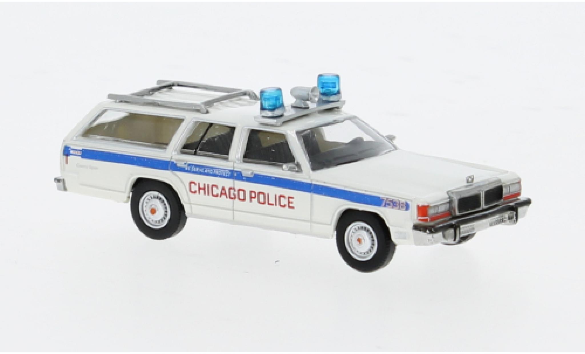 Ford LTD 1/87 Brekina Station Wagon Chicago Police 1979 1:87 diecast model cars