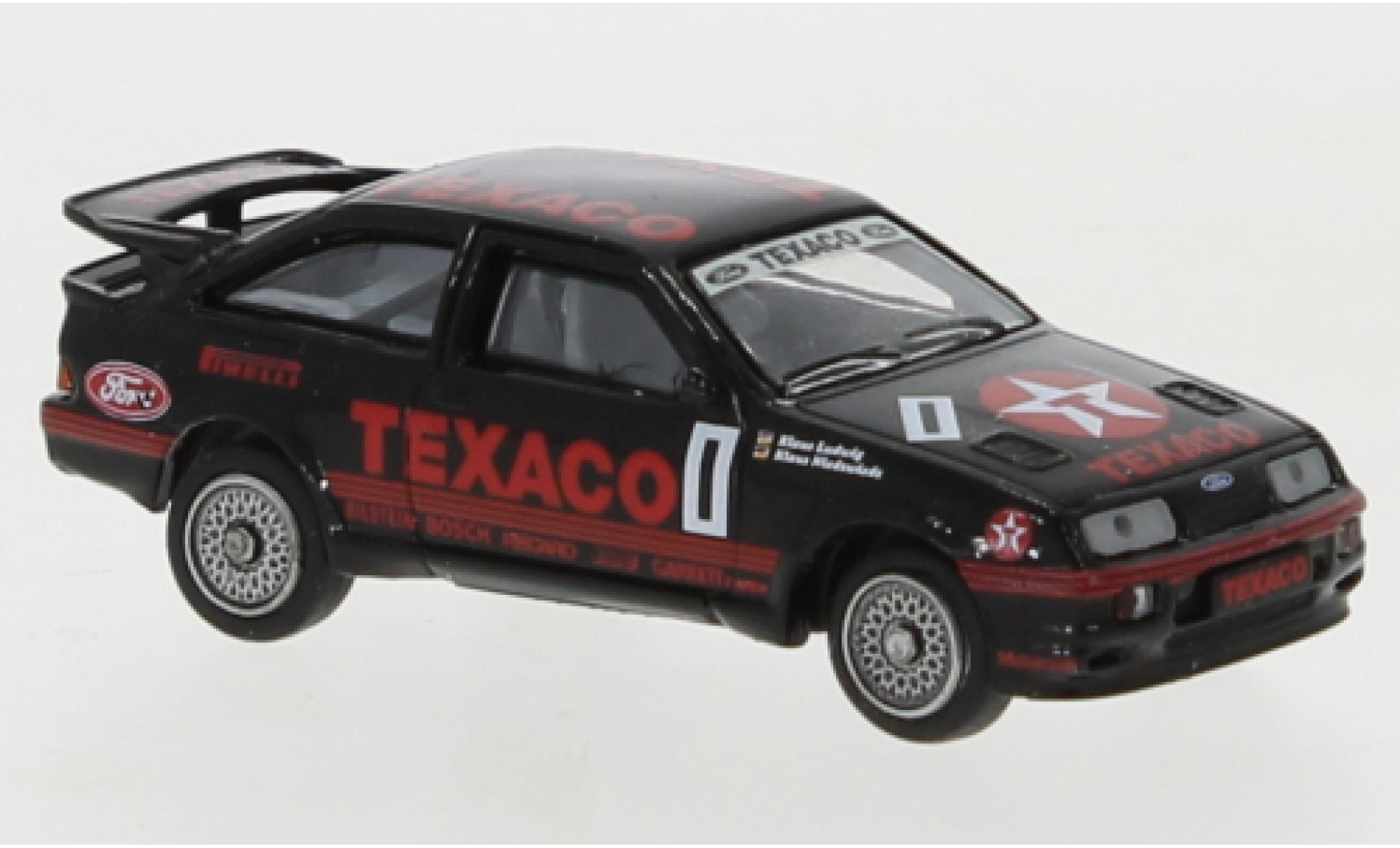 Ford Sierra 1/87 Brekina RS 500 Cosworth No.1 Texaco ETCC Silverstone 1988 K.Ludwig/K.Niedzwiedz diecast model cars