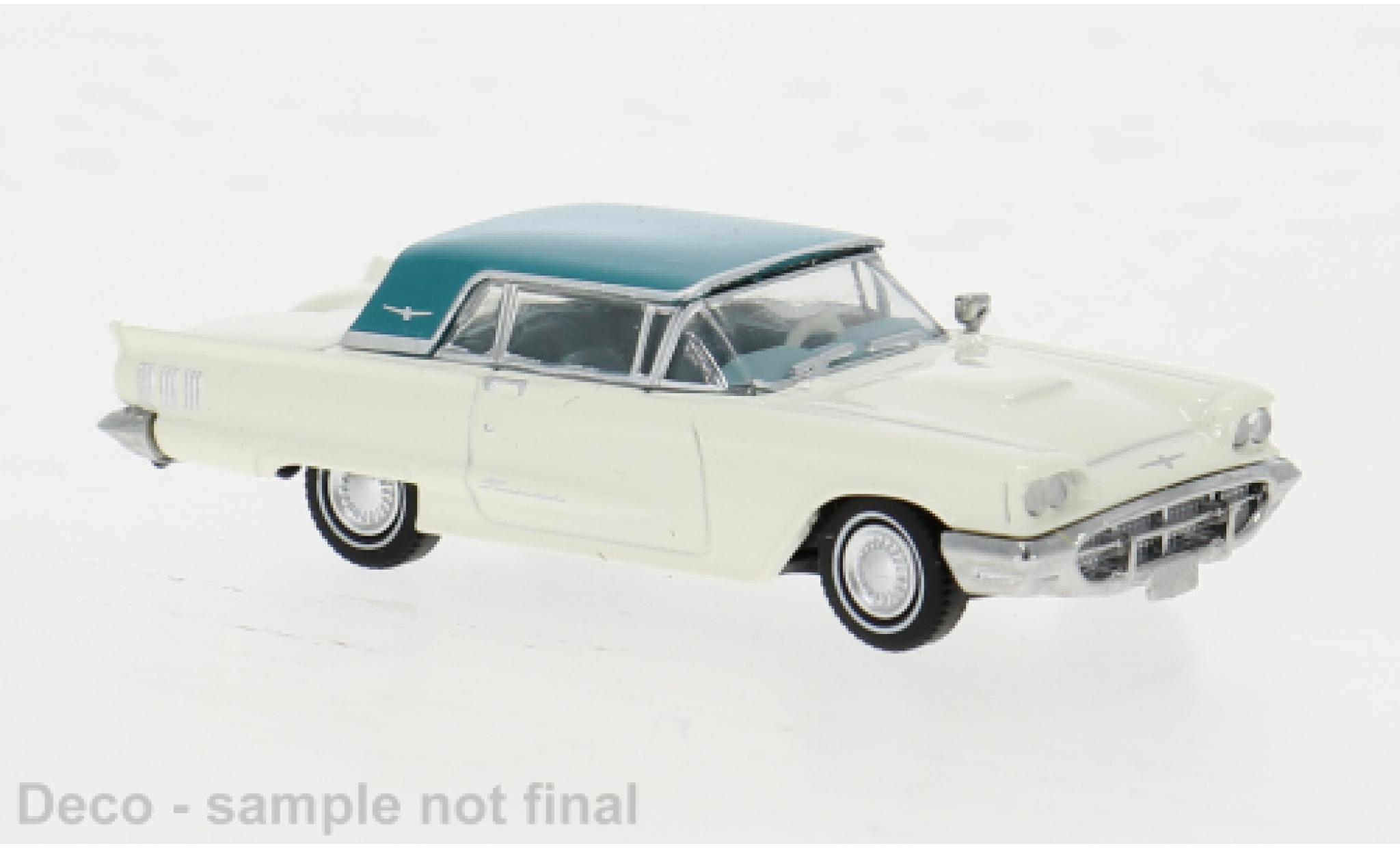 Ford Thunderbird 1/87 Brekina Convertible white/blue 1960 1:87 diecast model cars