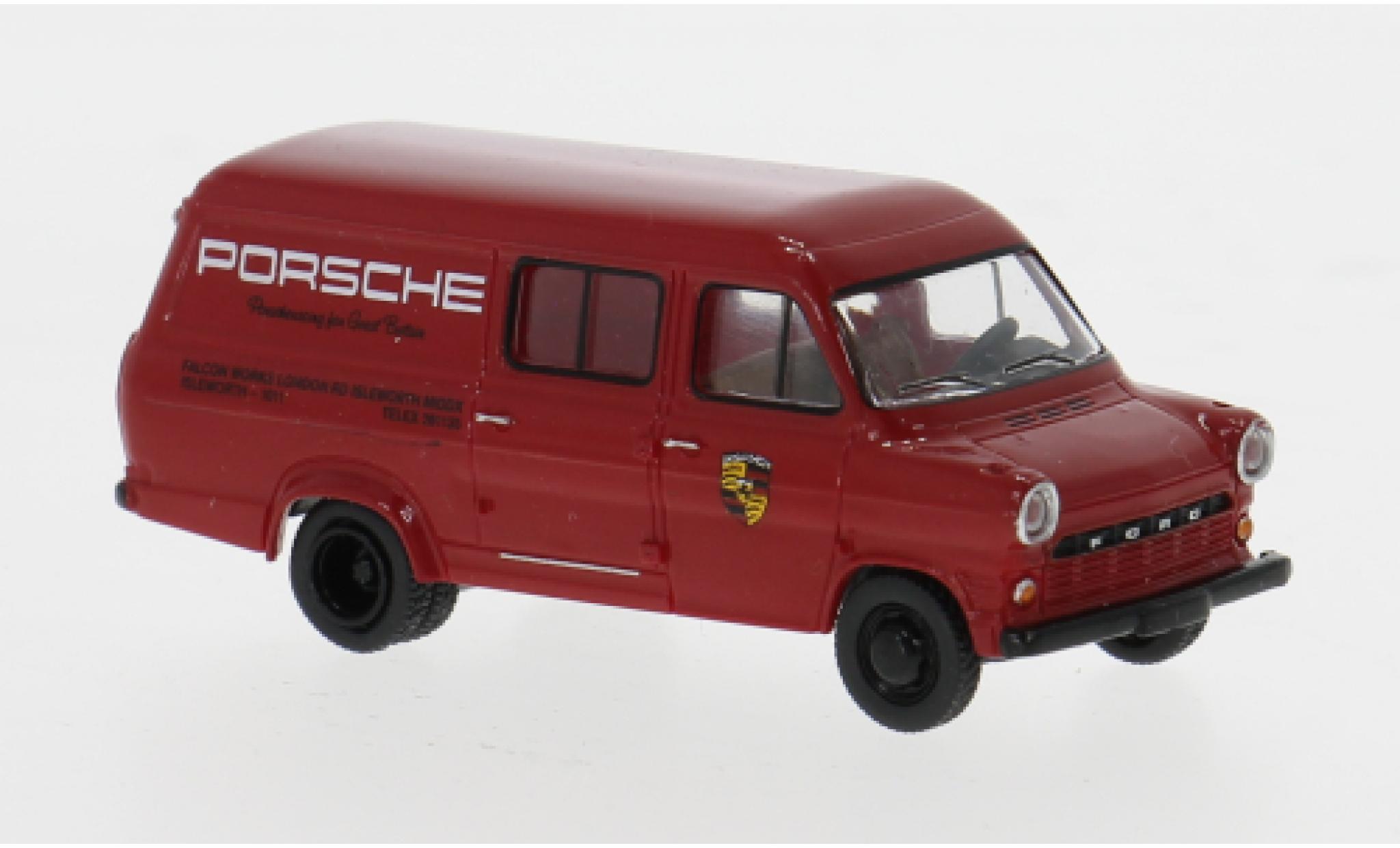 Ford Transit 1/87 Brekina Porsche UK 1970 1:87 diecast model cars