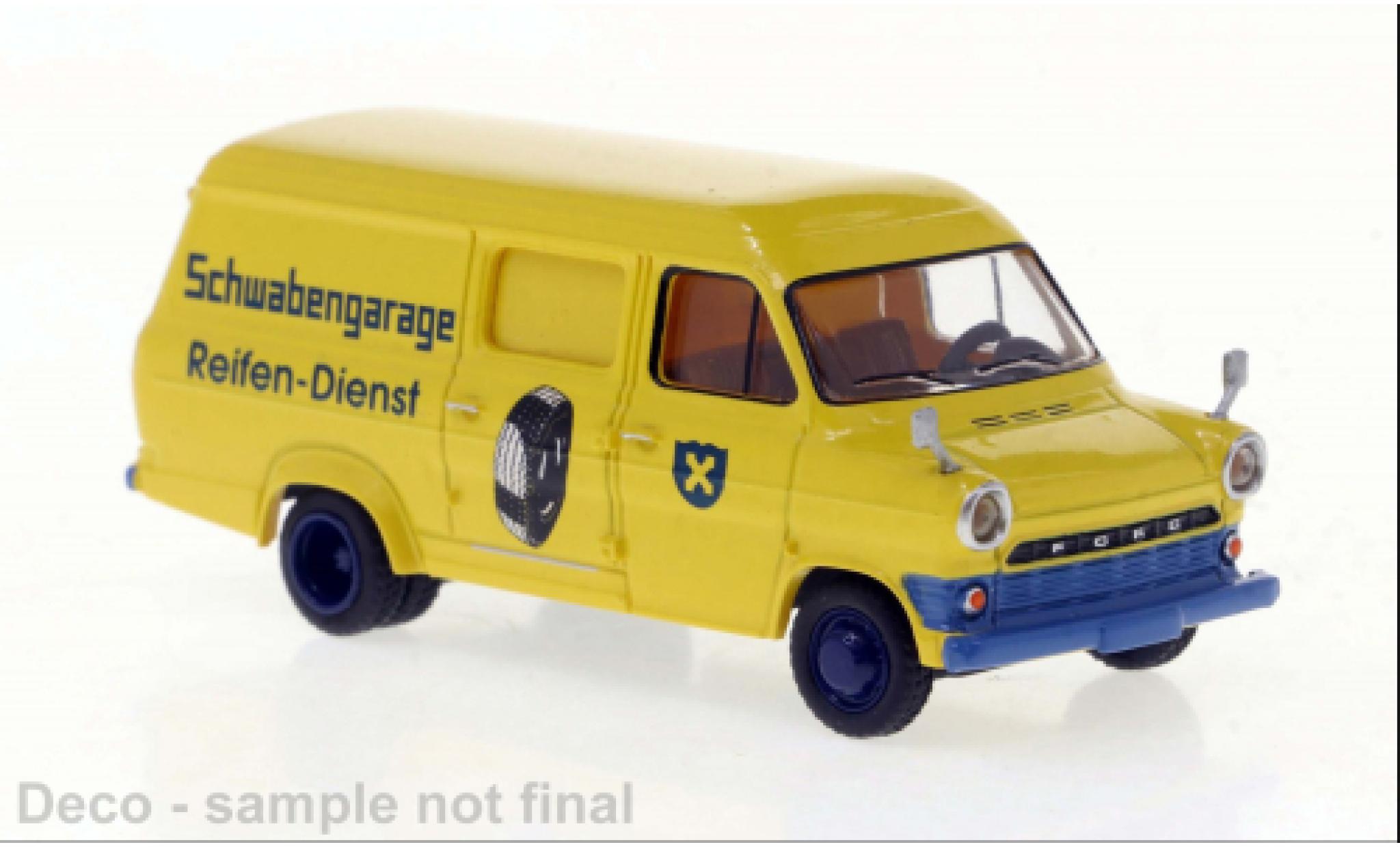 Ford Transit 1/87 Brekina Schwabengarage 1970 1:87 diecast model cars