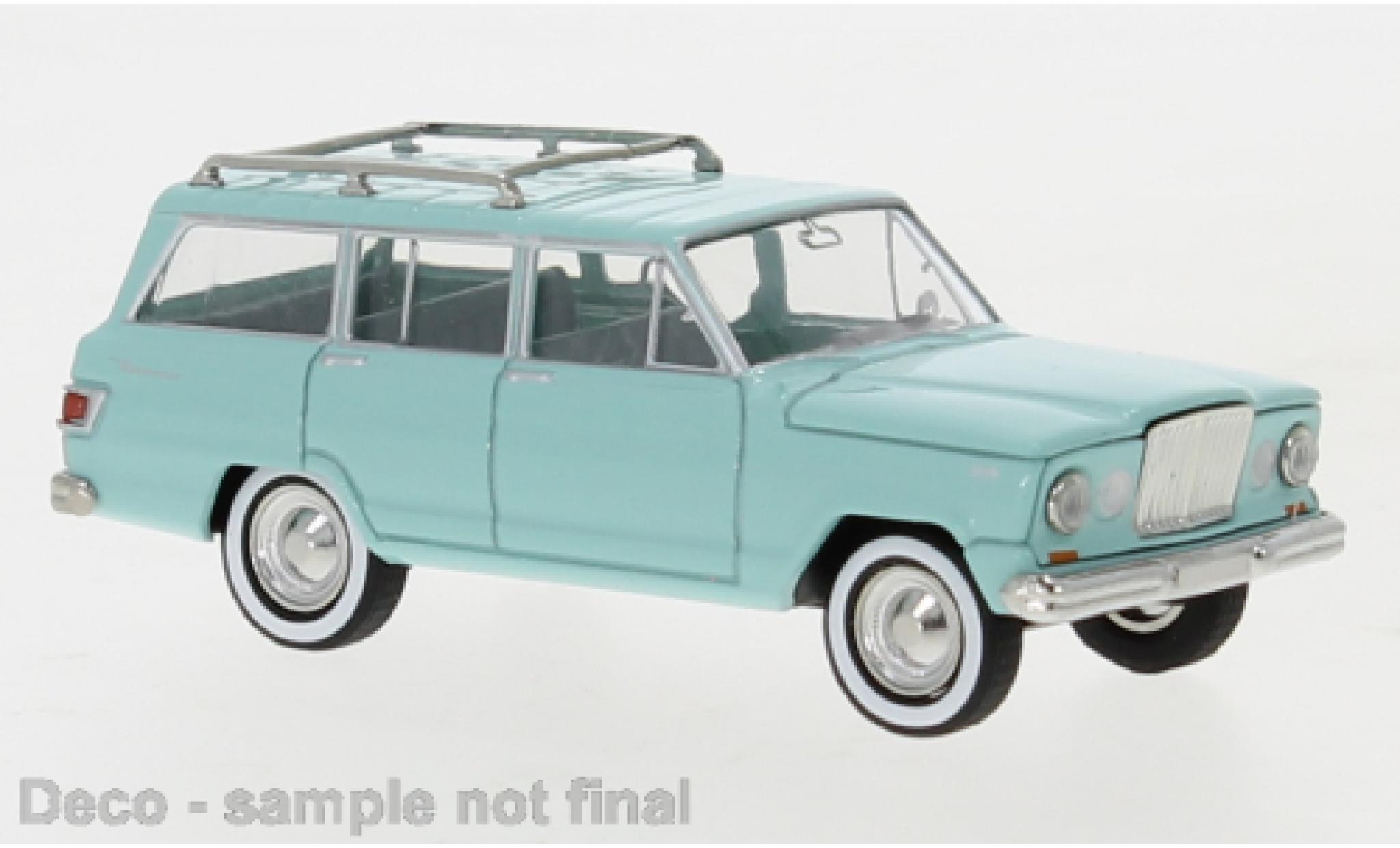 Jeep Wagoneer 1/87 Brekina A green 1964 diecast model cars