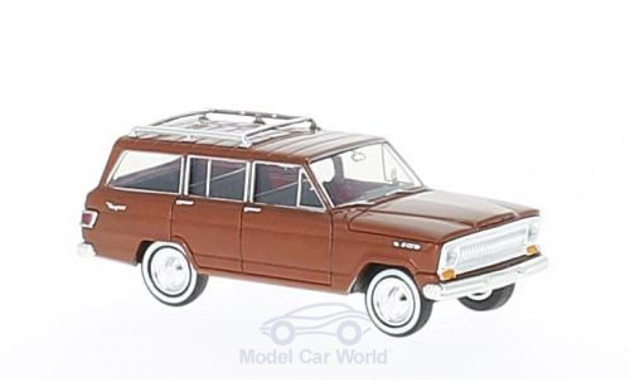 Jeep Wagoneer 1/87 Brekina kupfer diecast model cars