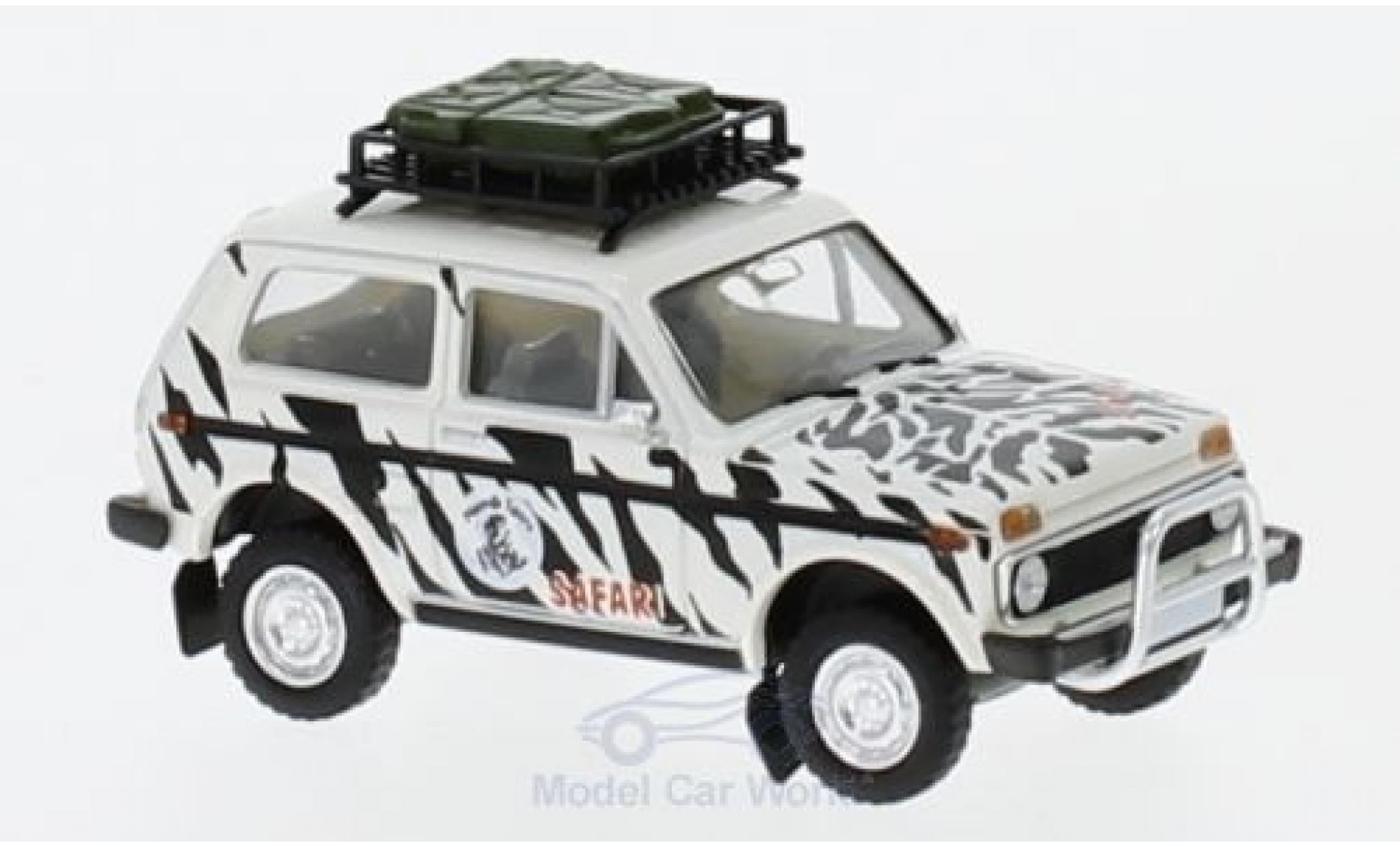 Lada Niva 1/87 Brekina Namib Tours mit Dachgep&auml;ck diecast model cars