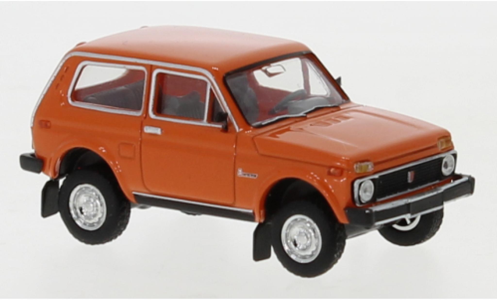 Lada Niva 1/87 Brekina orange 1976 diecast model cars