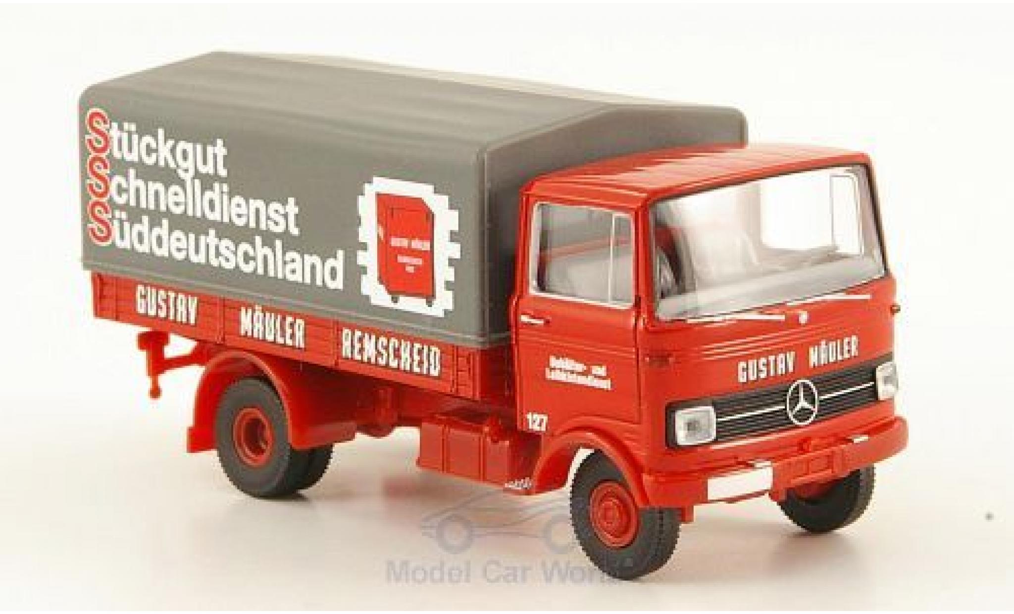 Mercedes LP 608 1/87 Brekina Gustav M&auml;uler Remscheid PP-LKW MS diecast model cars