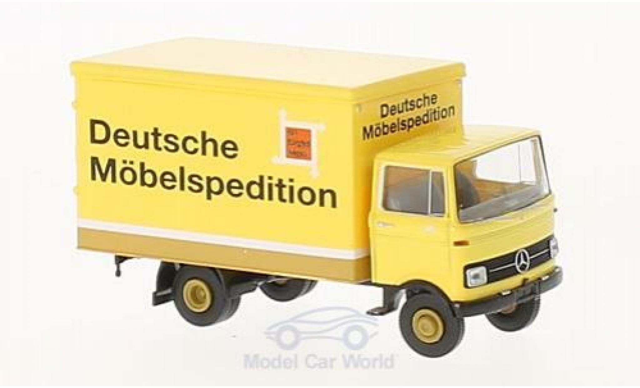 Mercedes LP 608 1/87 Brekina Koffer Deutsche M&ouml;belspedition diecast model cars