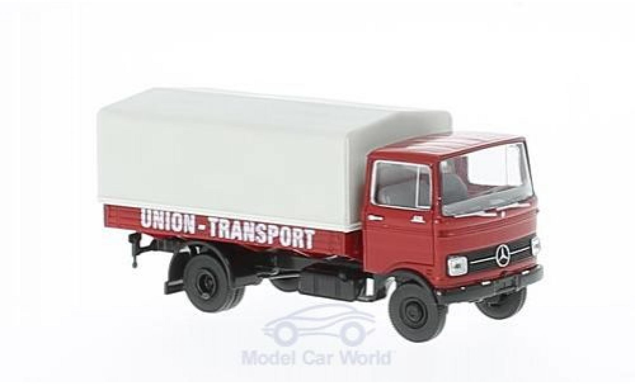Mercedes LP 608 1/87 Brekina Union Transport Pritsche-Plane diecast model cars
