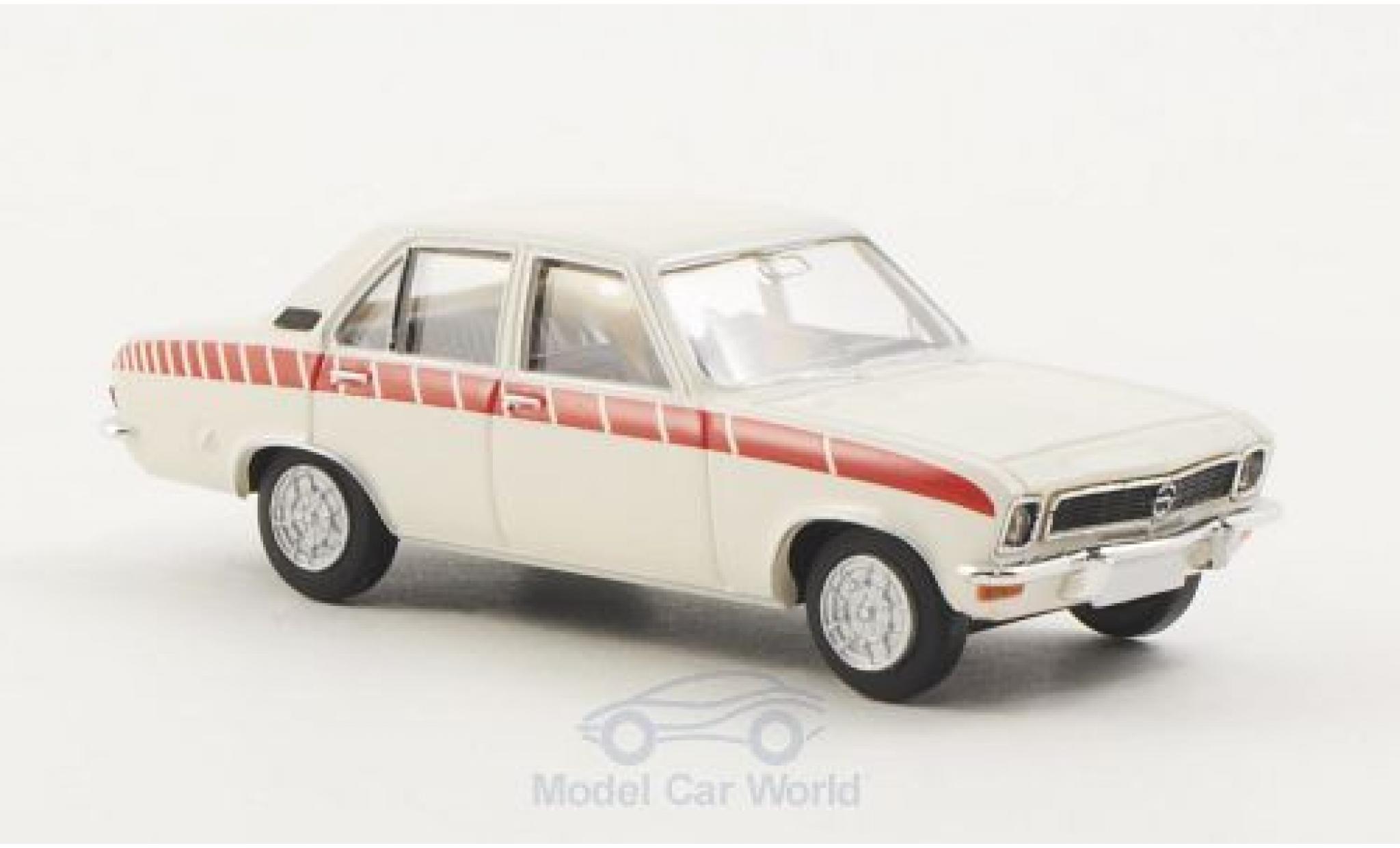 Opel Ascona C 1/87 Brekina A Swinger white diecast model cars
