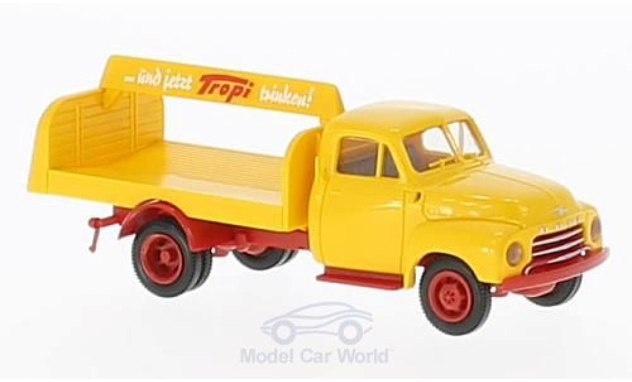 Opel Blitz 1/87 Brekina Tropi Getr&auml;nkeaufbau diecast model cars
