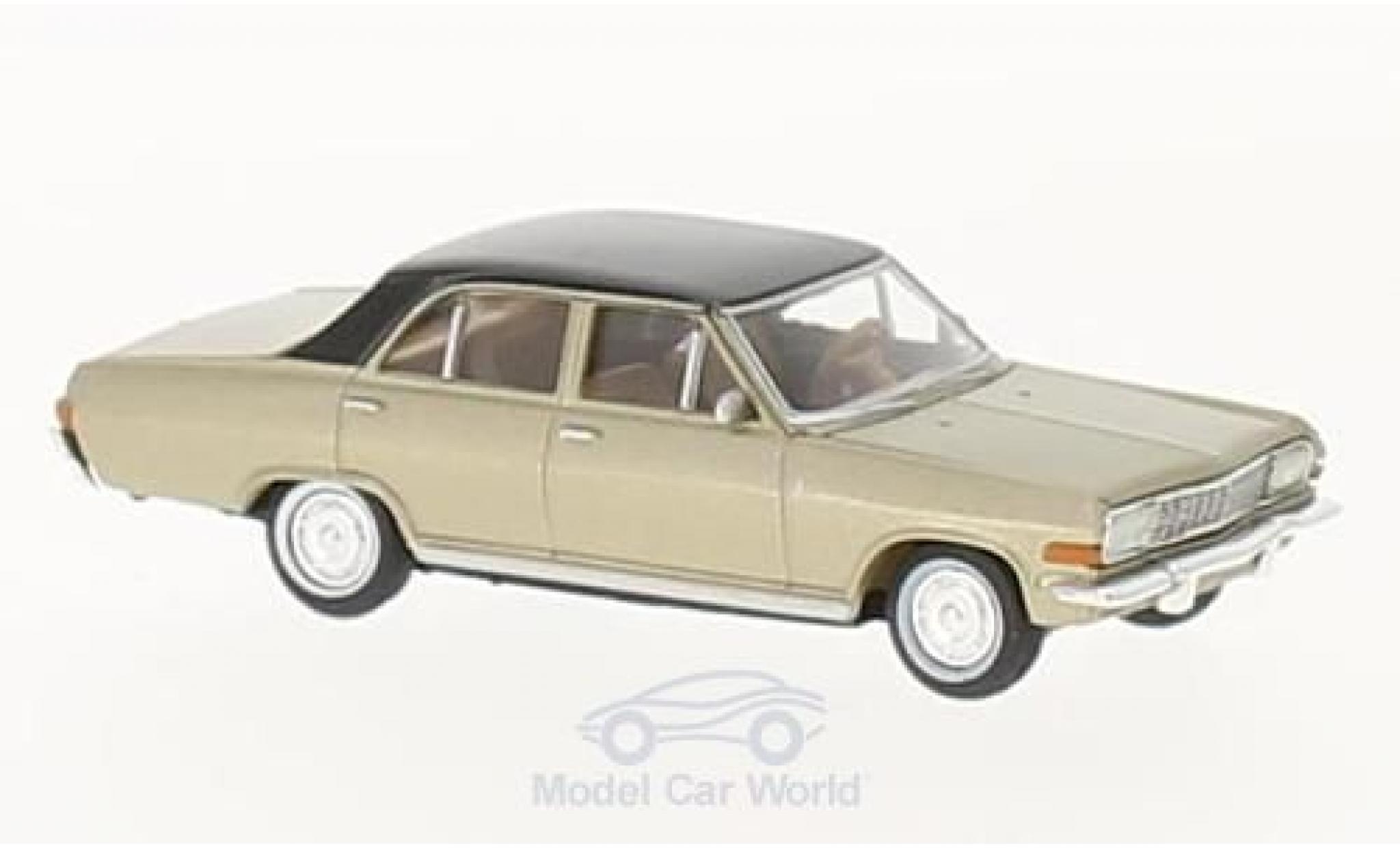 Opel Diplomat 1/87 Brekina A V8 metallic beige/black diecast model cars
