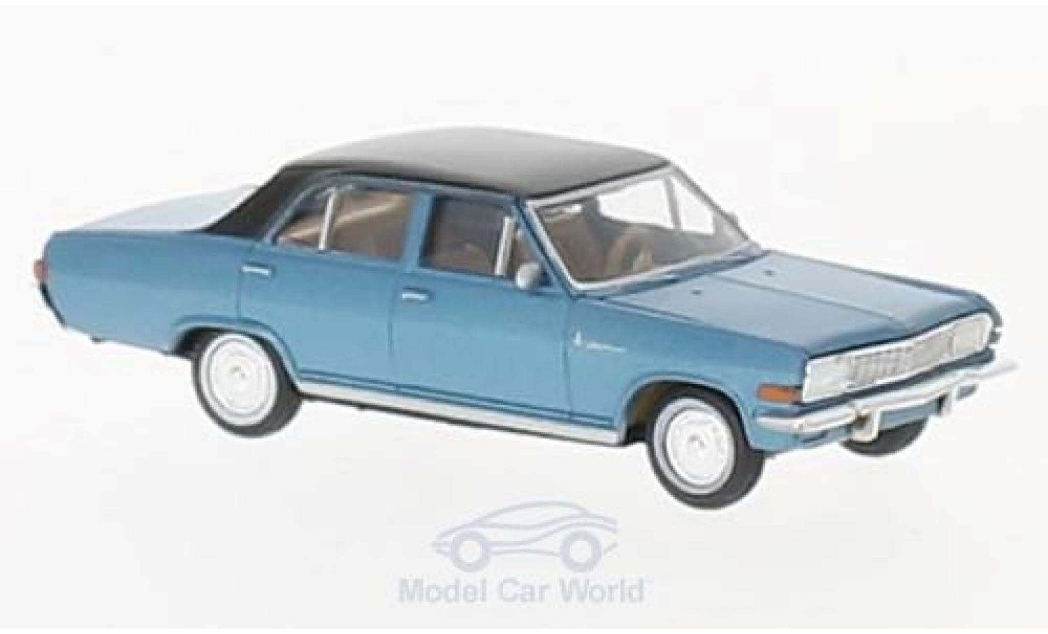 Opel Diplomat 1/87 Brekina A V8 metallic blue/black diecast model cars