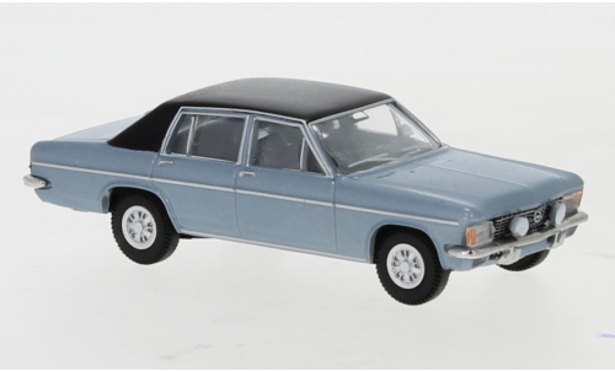 Opel Diplomat 1/87 Brekina B metallic blue/black diecast model cars