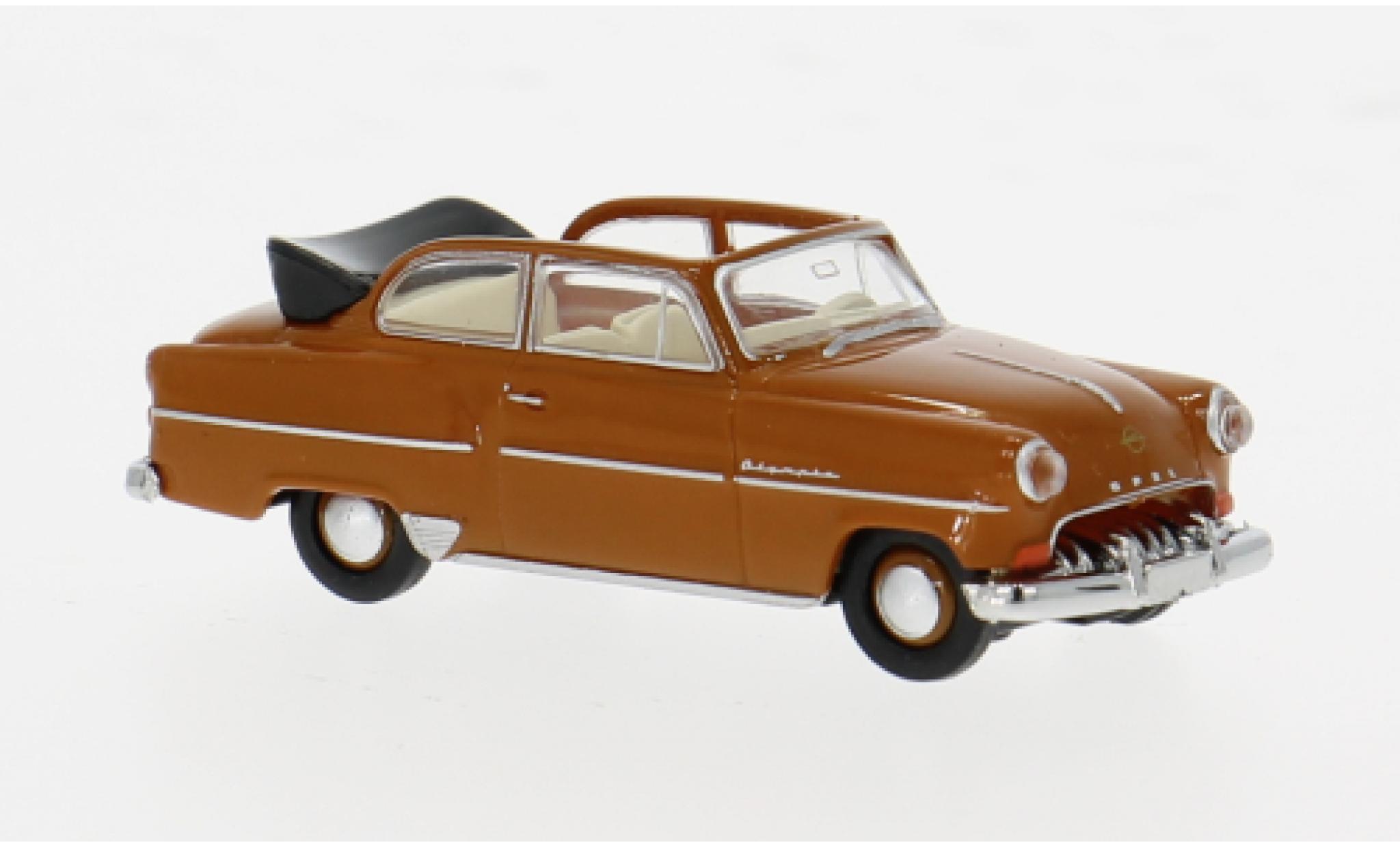 Opel Olympia 1/87 Brekina Convertible brown 1954 1:87 diecast model cars