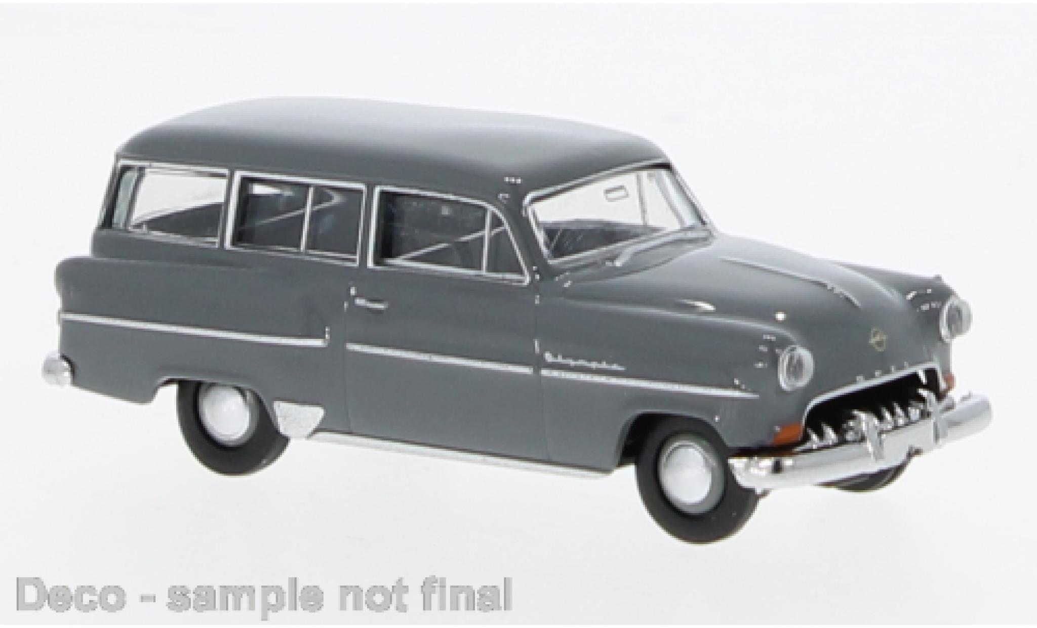 Opel Olympia 1/87 Brekina Caravan grey 1954 1:87 diecast model cars