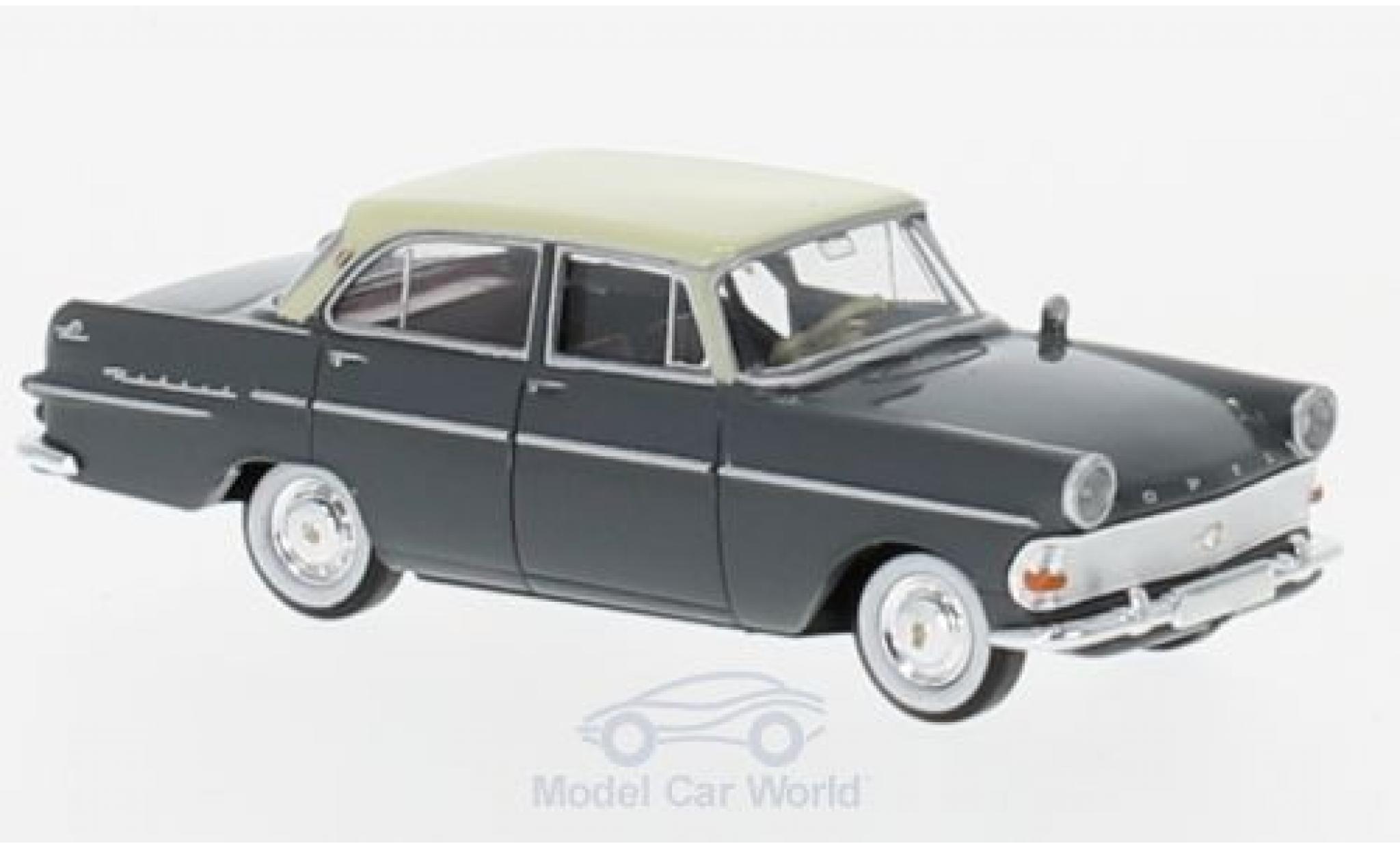 Opel Rekord 1/87 Brekina P2 Limousine grey/beige diecast model cars