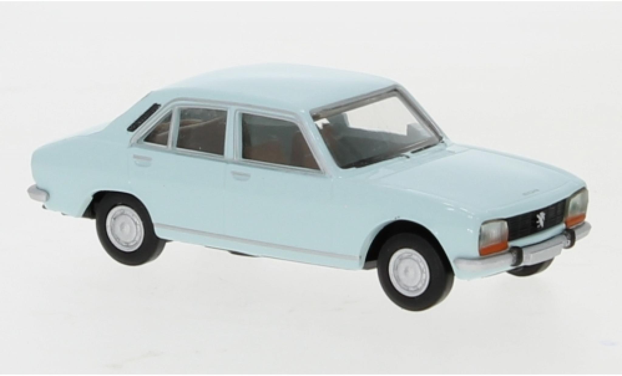 Peugeot 504 1/87 Brekina blue 1961 diecast model cars
