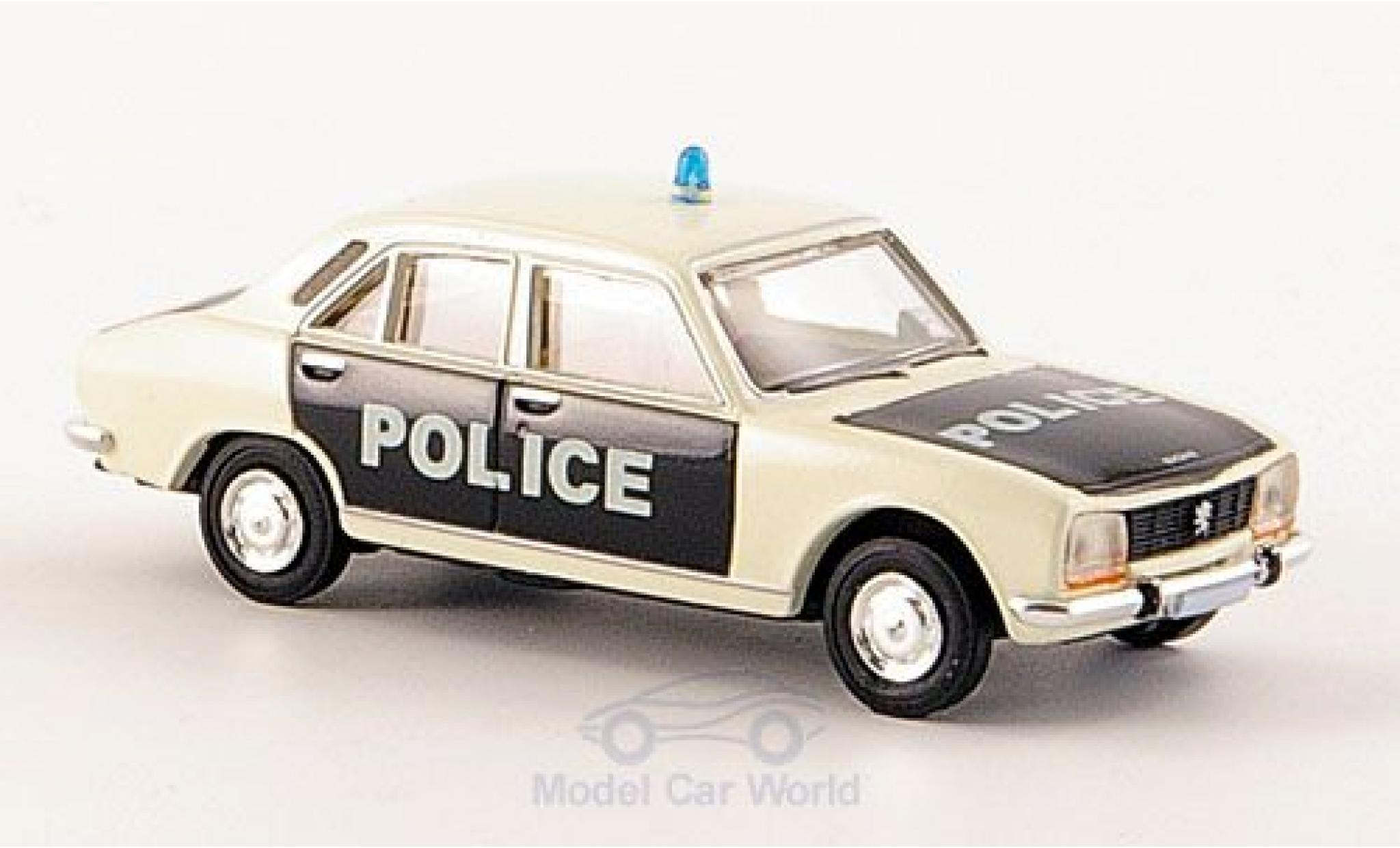 Peugeot 504 1/87 Brekina Limousine Police Police (F) diecast model cars