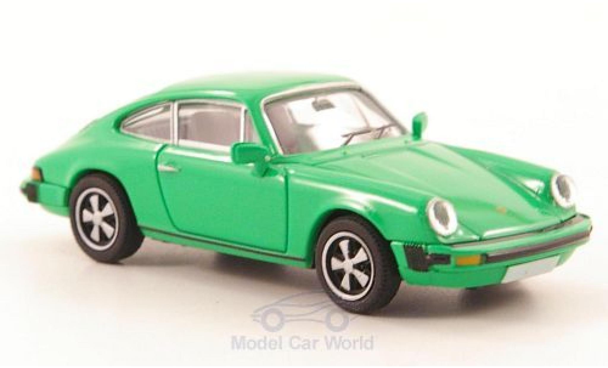 Porsche 911 1/87 Brekina (G-Reihe) green diecast model cars