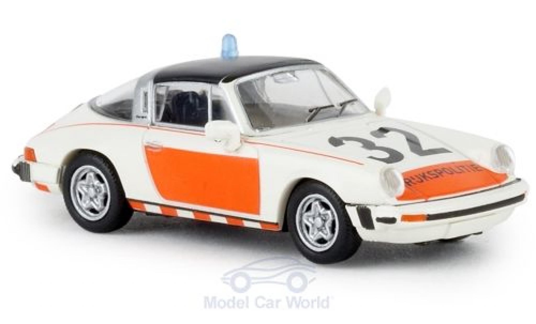 Porsche 930 Targa 1/87 Brekina 911 G Targa Rijkspolitie 32 1976 TD diecast model cars