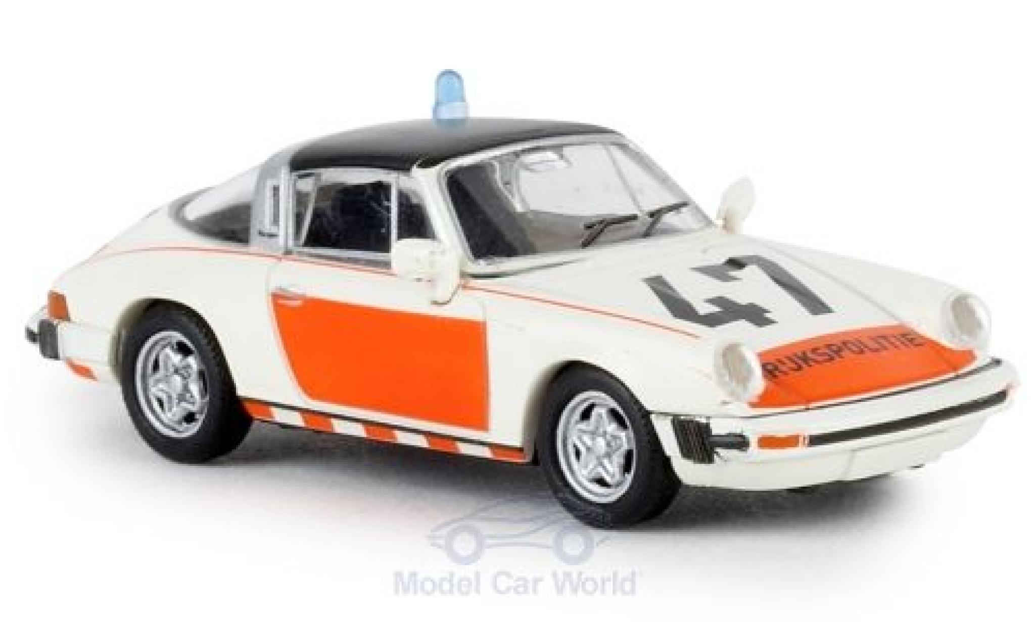 Porsche 930 Targa 1/87 Brekina 911 G Targa Rijkspolitie 47 1976 TD diecast model cars