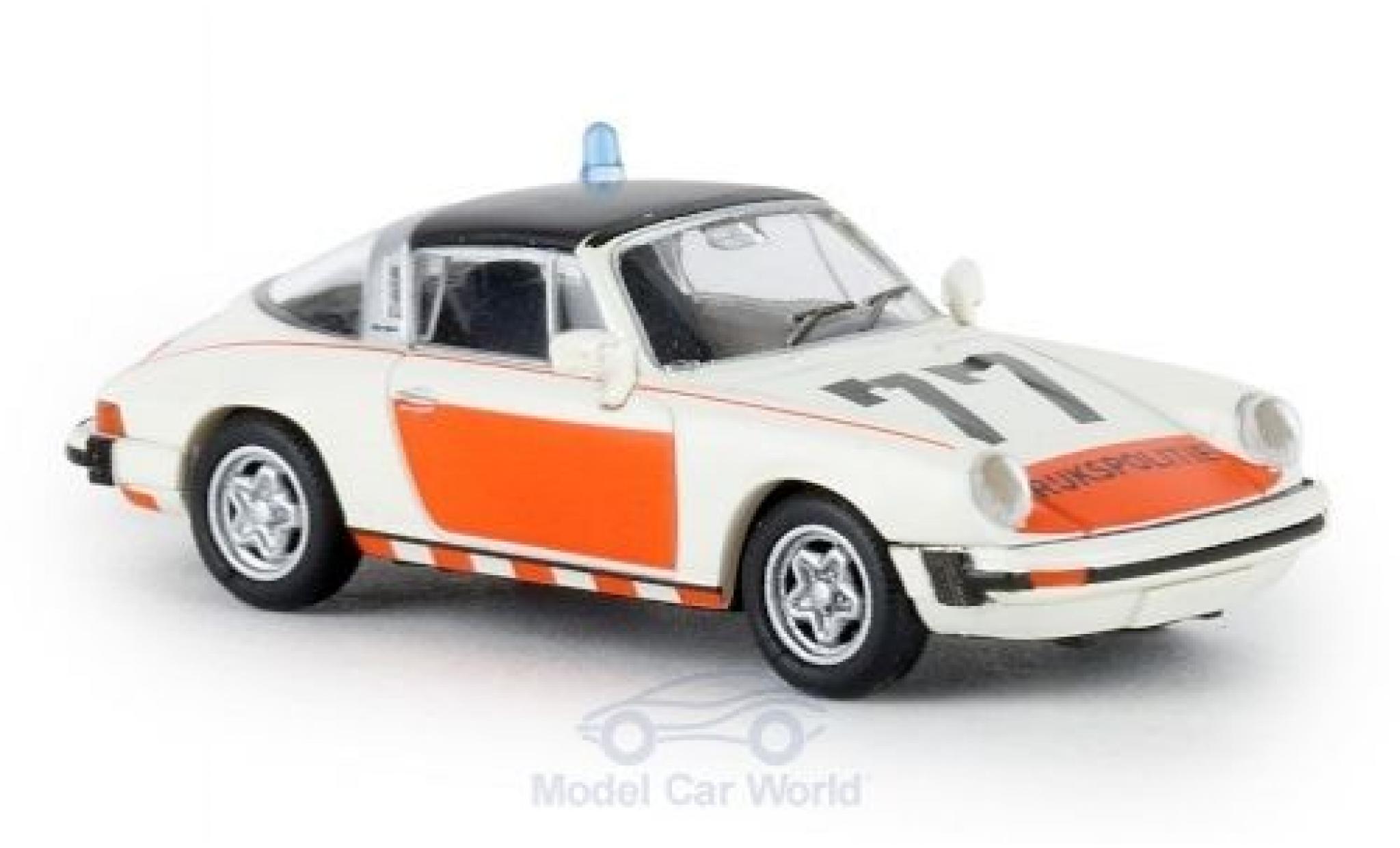 Porsche 930 Targa 1/87 Brekina 911 G Targa Rijkspolitie 77 1976 TD diecast model cars