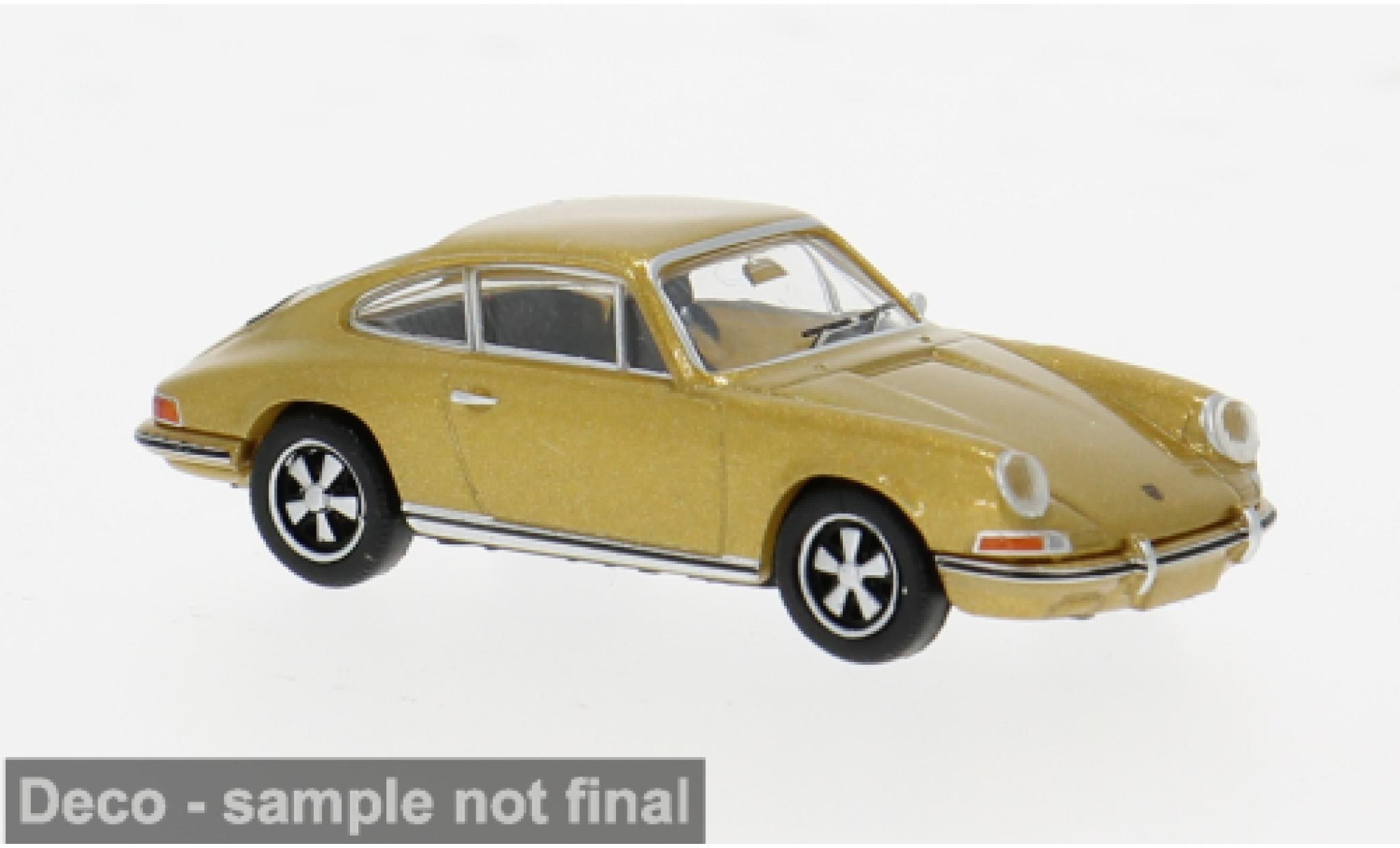 Porsche 911 1/87 Brekina gold 1964 1:87 diecast model cars